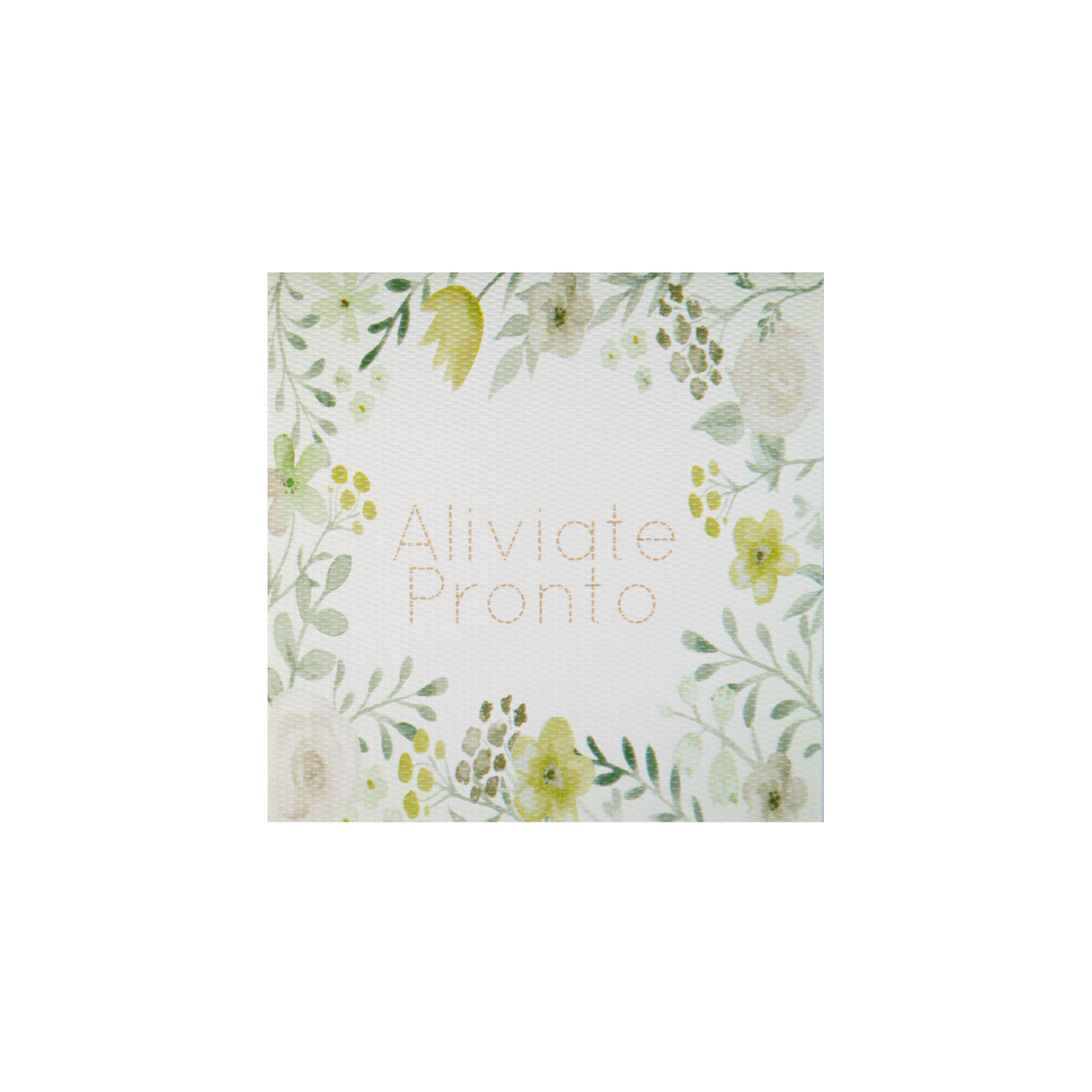 Tarjeta Flores Alíviate Pronto Mini Doble