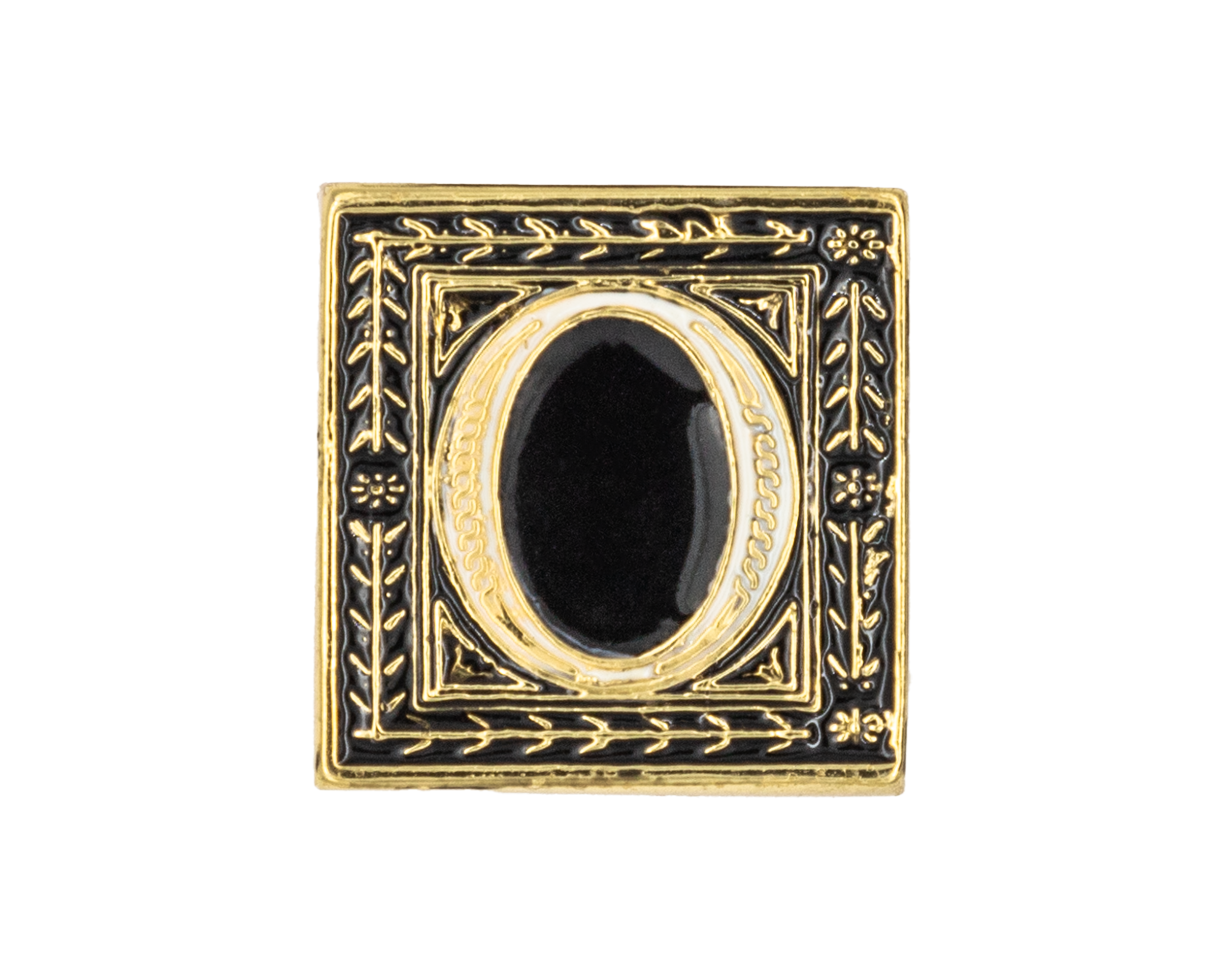 Anillo Cubo Letra O | J: Anillos Cubo Letras | Scribanus