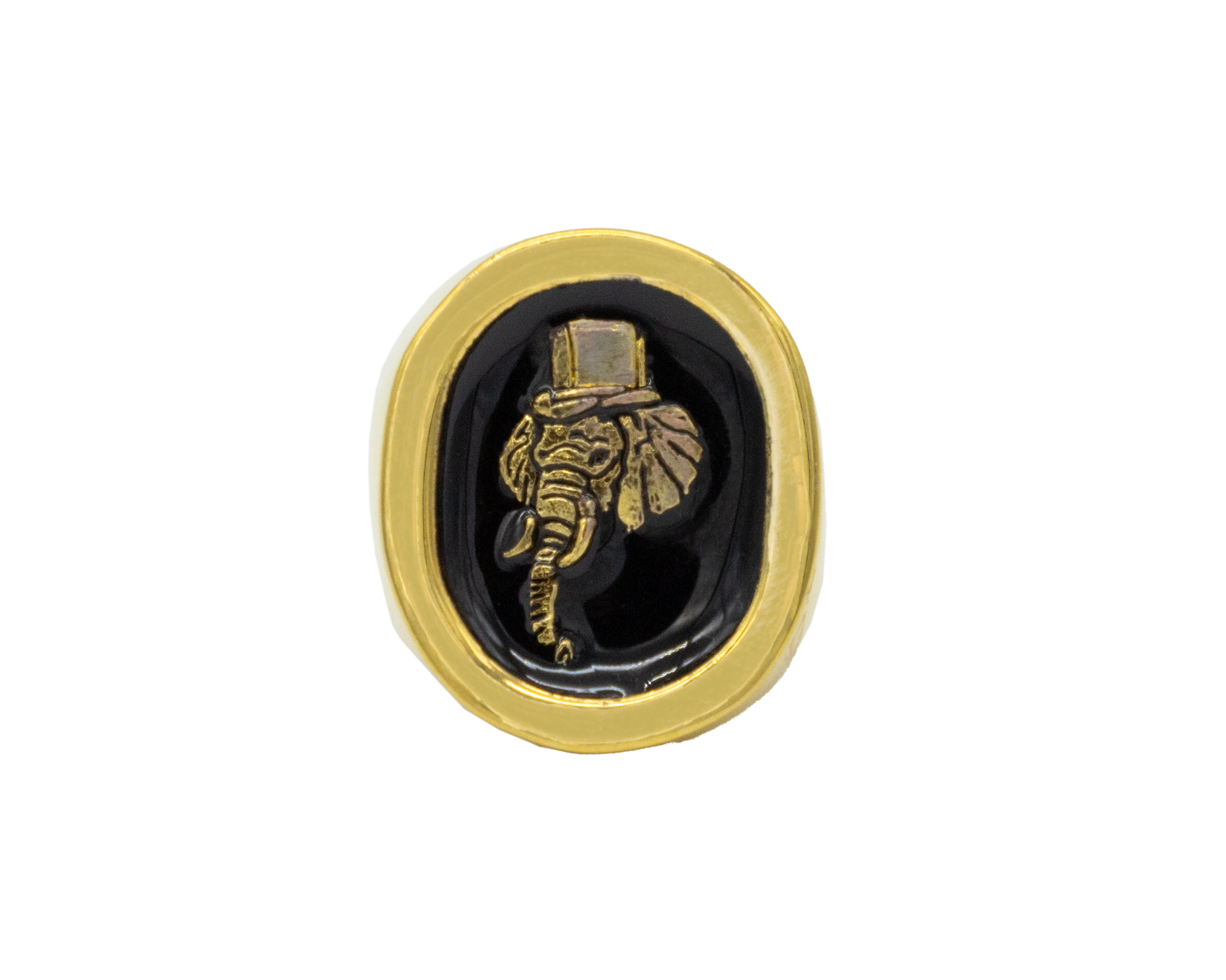 Anillo Elefante Negro | J: Animales de Poder | Scribanus