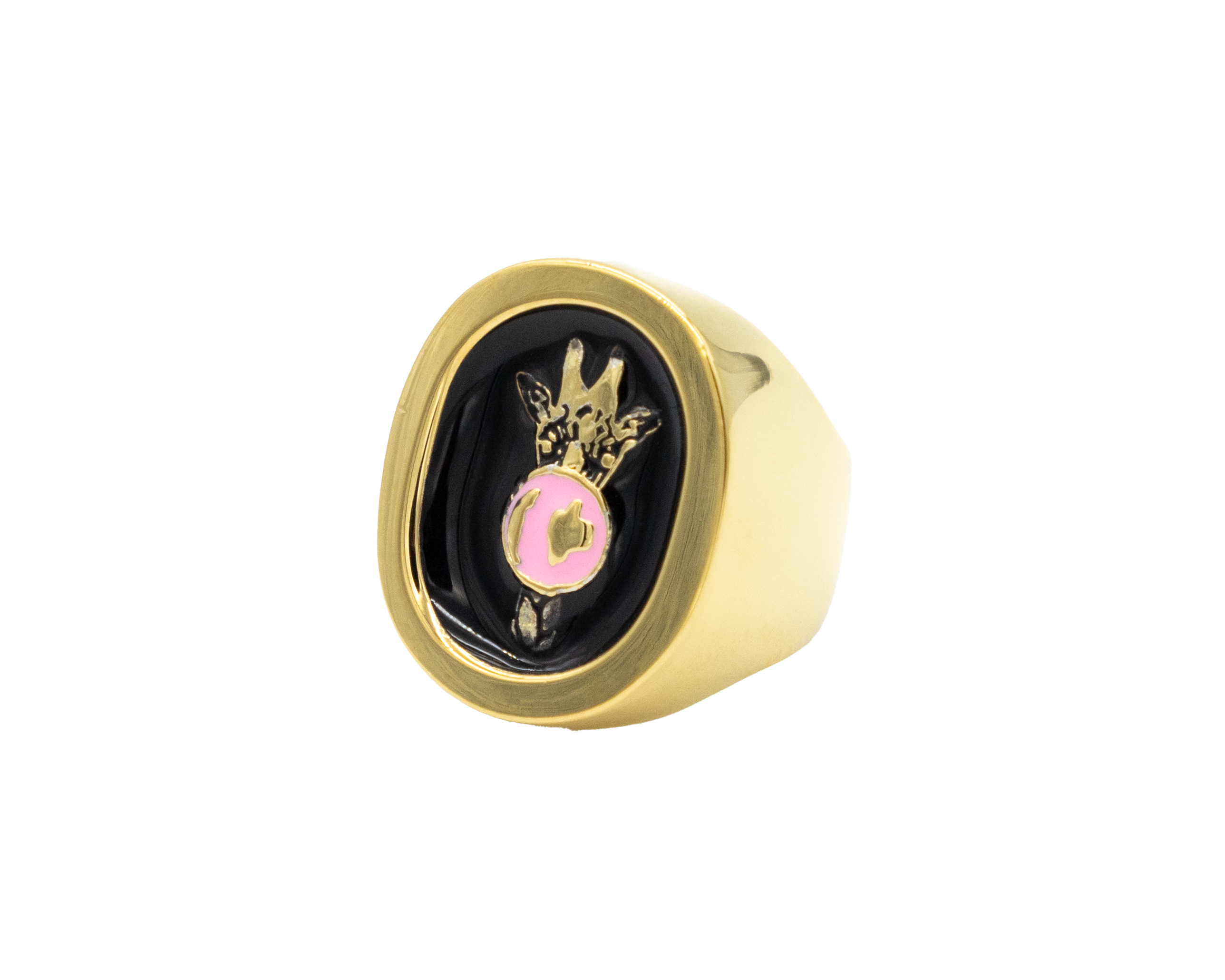 Anillo Jirafa Negro | J: Animales de Poder | Scribanus