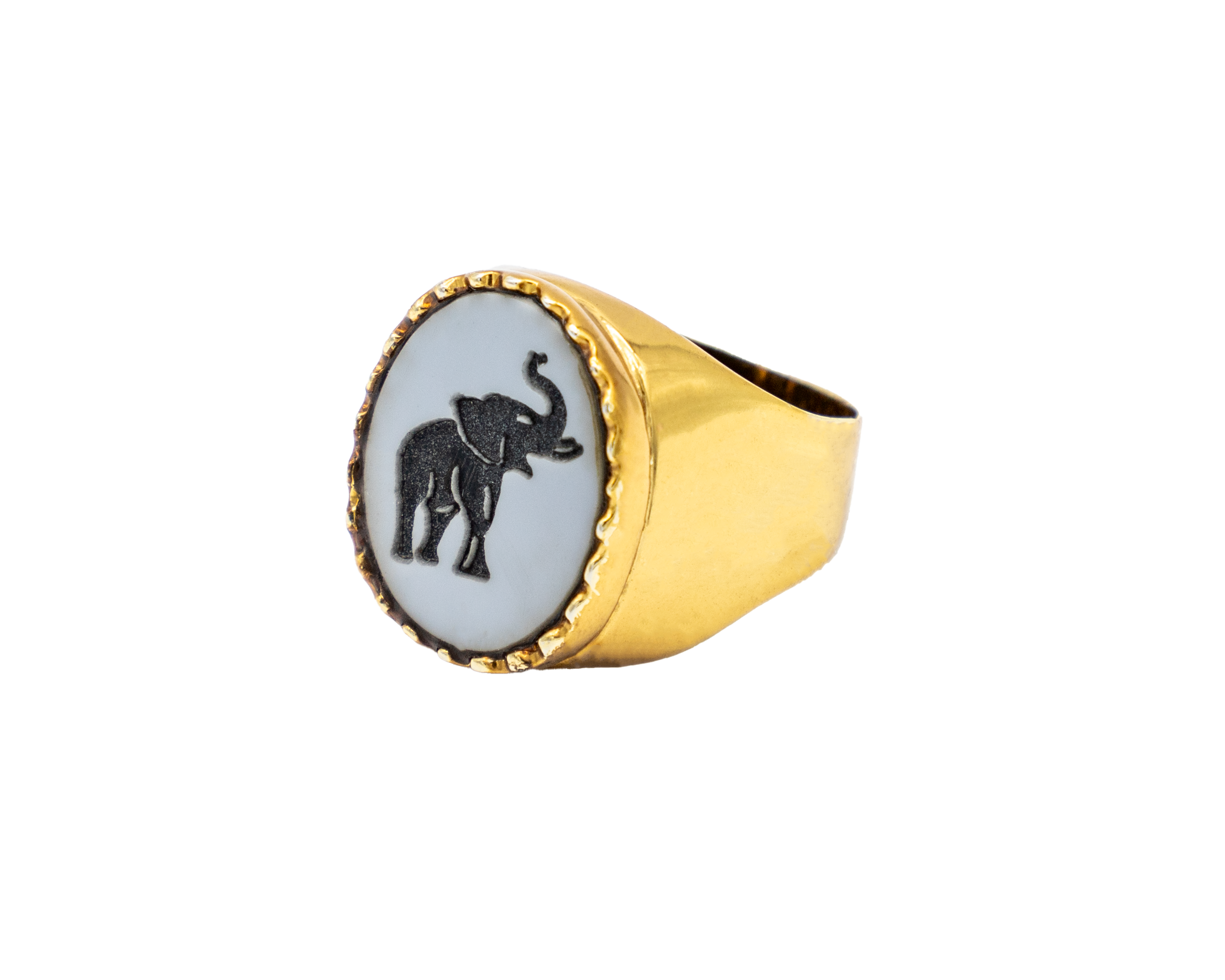 Anillo intaglio Elefante | INTAGLIO | Scribanus