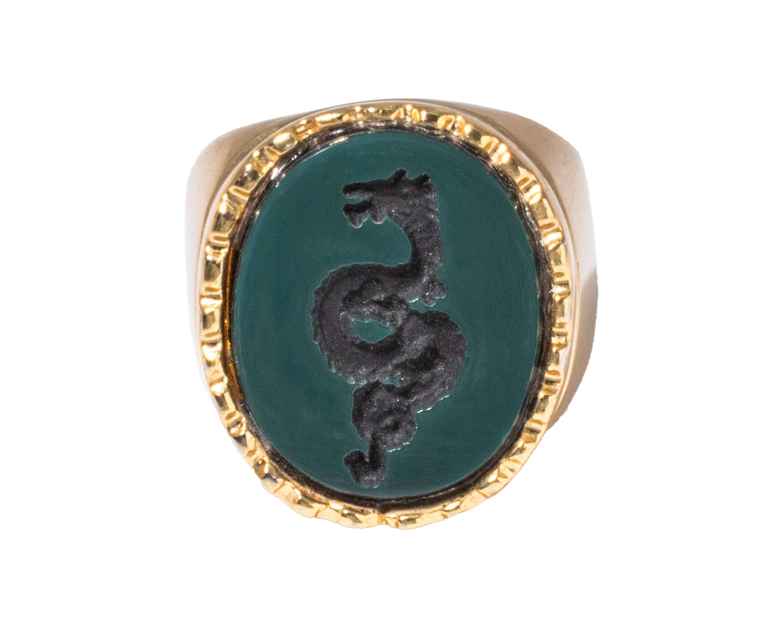 Anillo intaglio Serpiente Dragón
