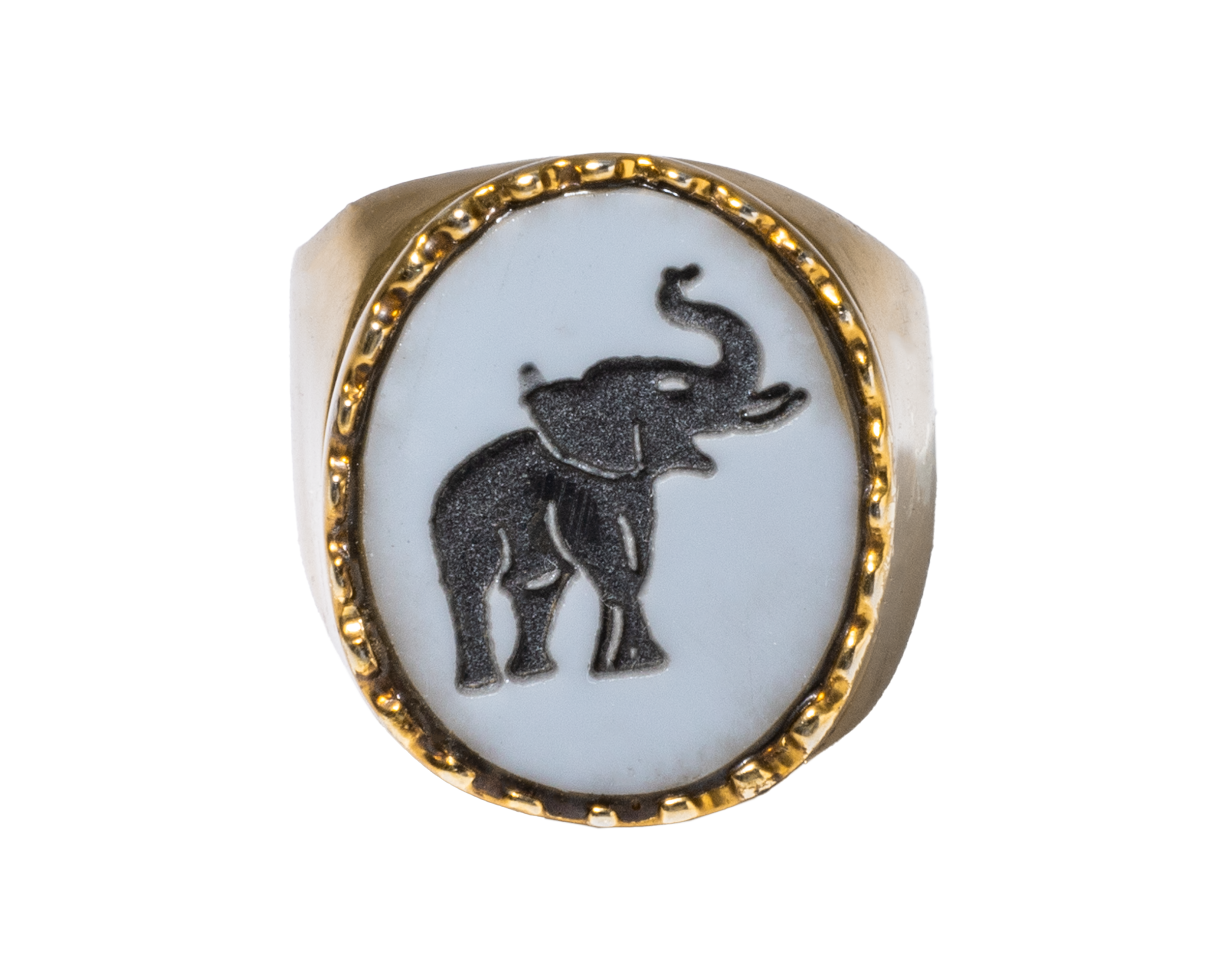 Anillo intaglio Elefante