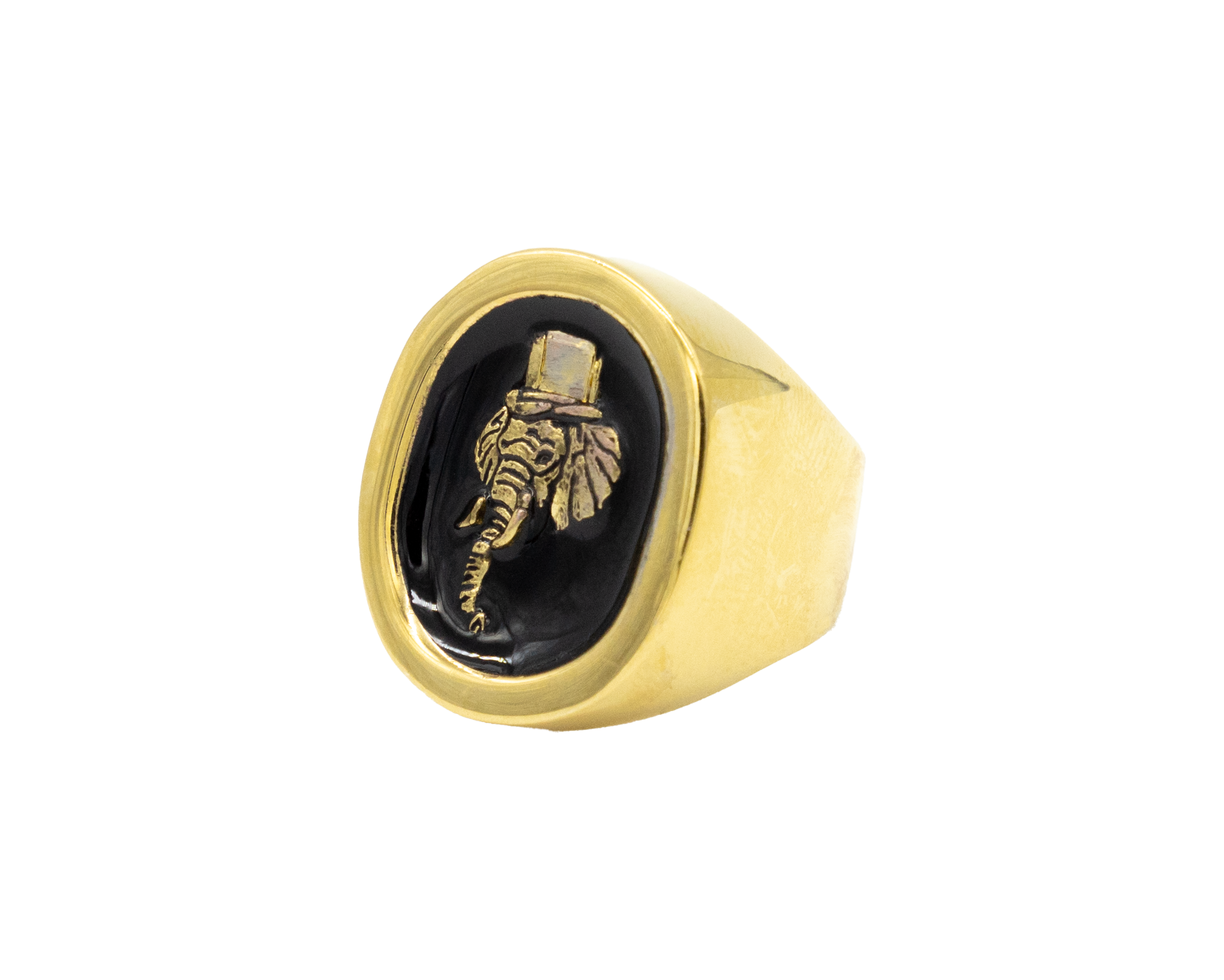 Anillo Elefante Negro