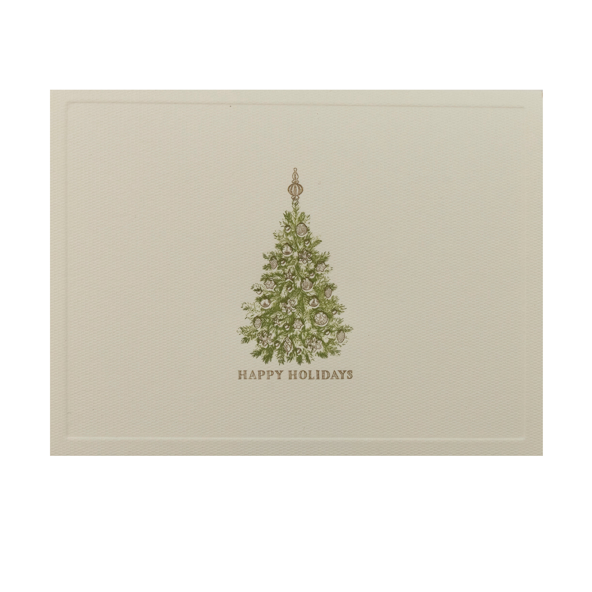 Tarjeta Árbol de Navidad Mediana Doble