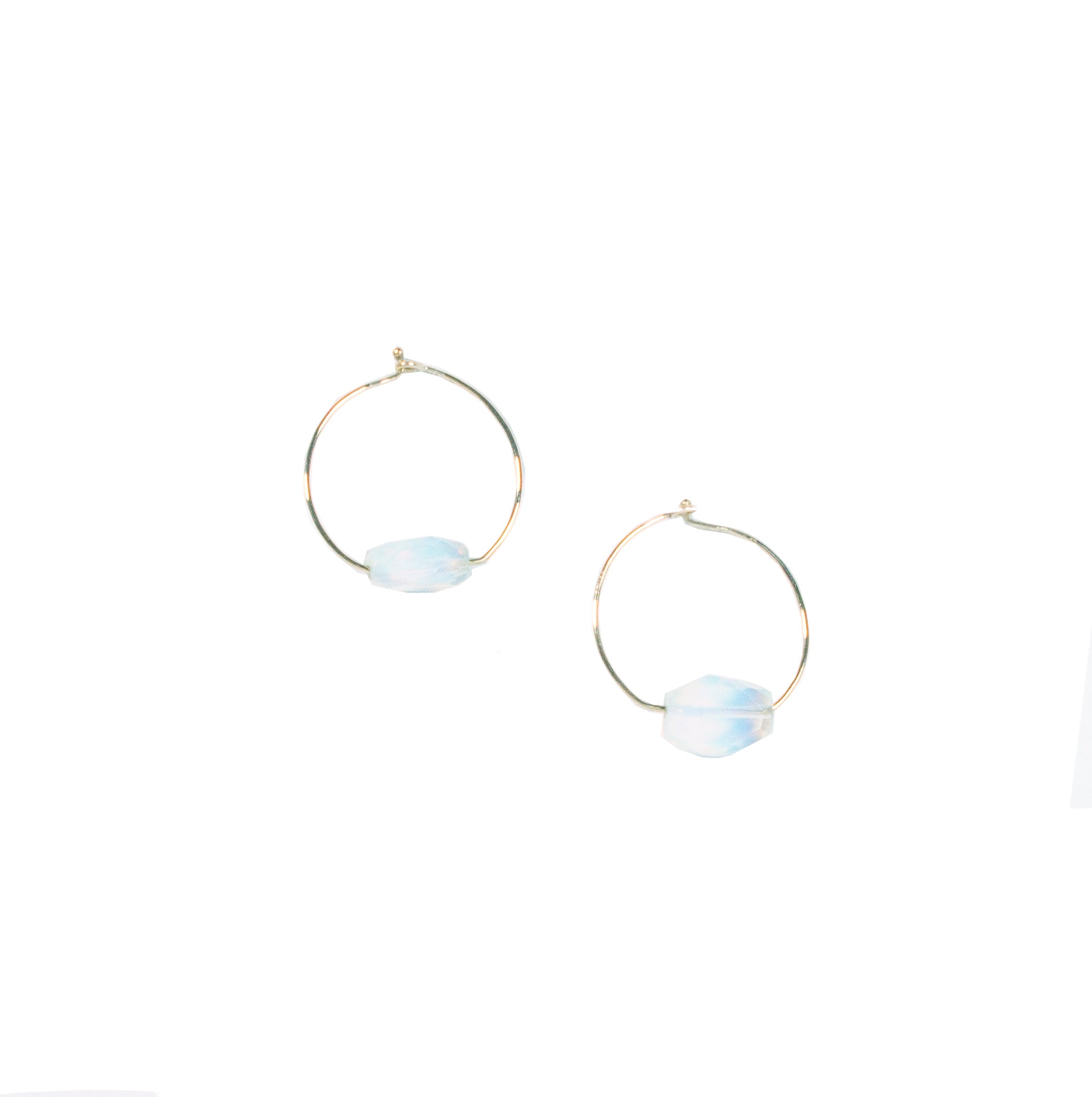 Crystallis Arracadas Chicas Opálo