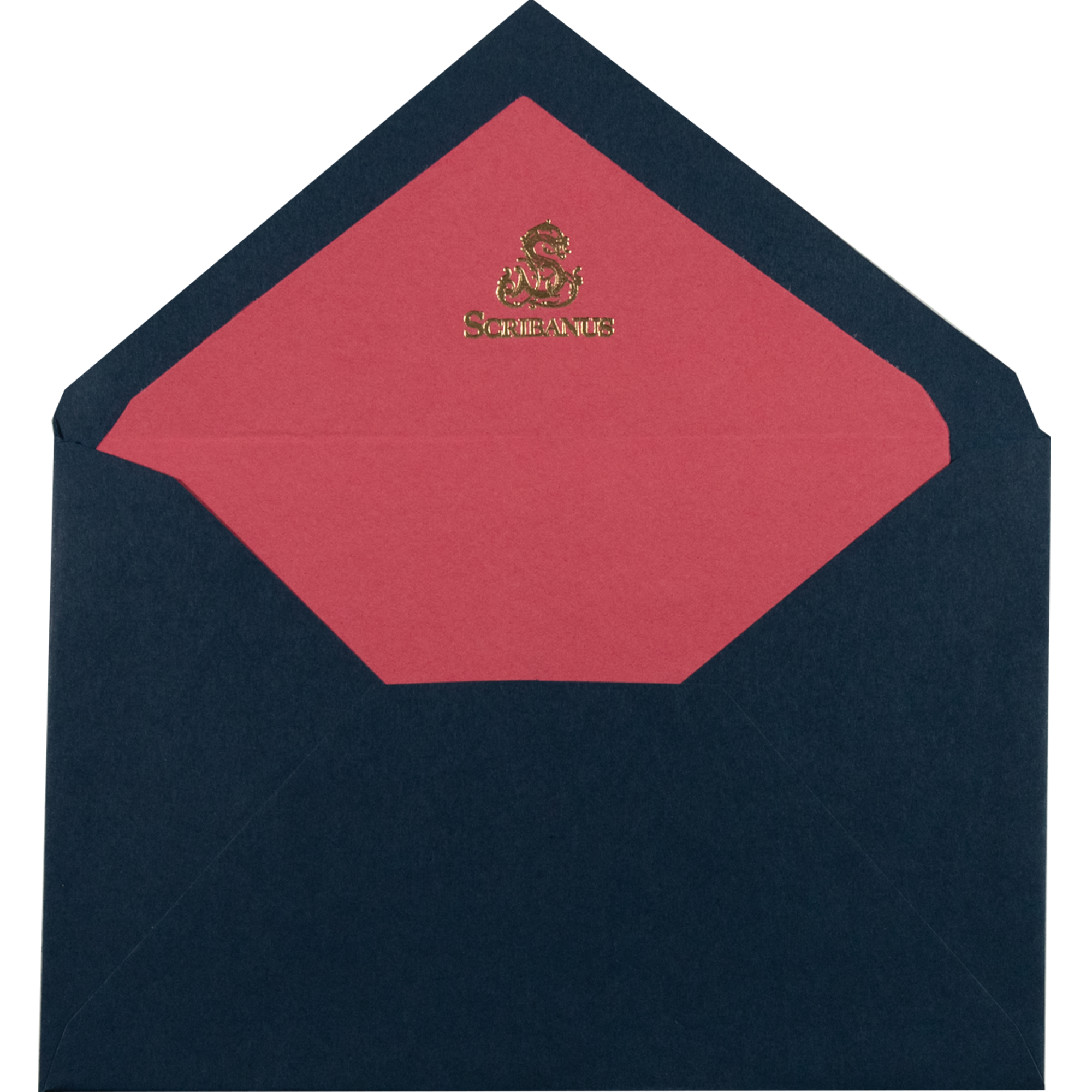 Navy Blue Lined Envelopes