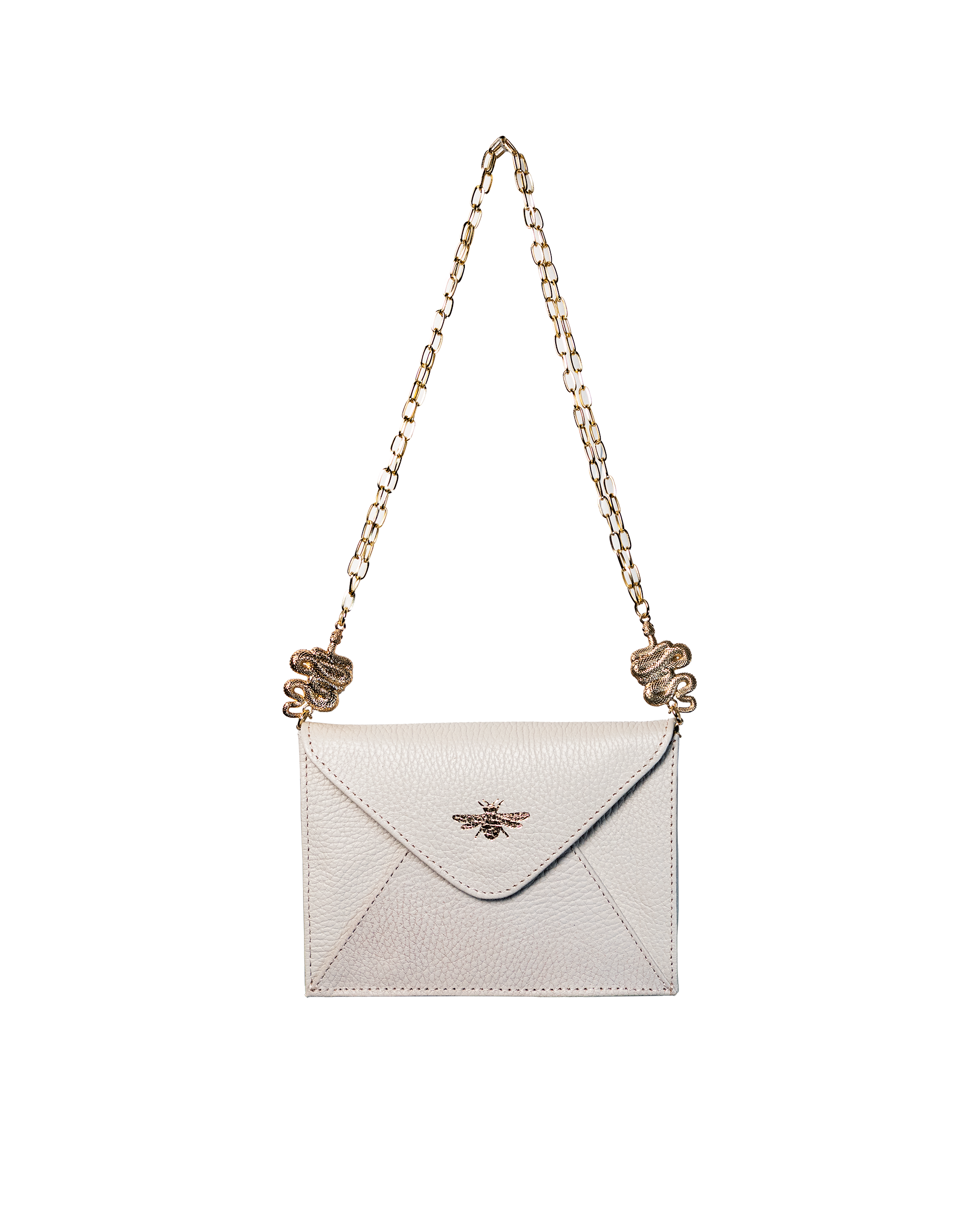 Envelope Bag Engraved Bee Bone