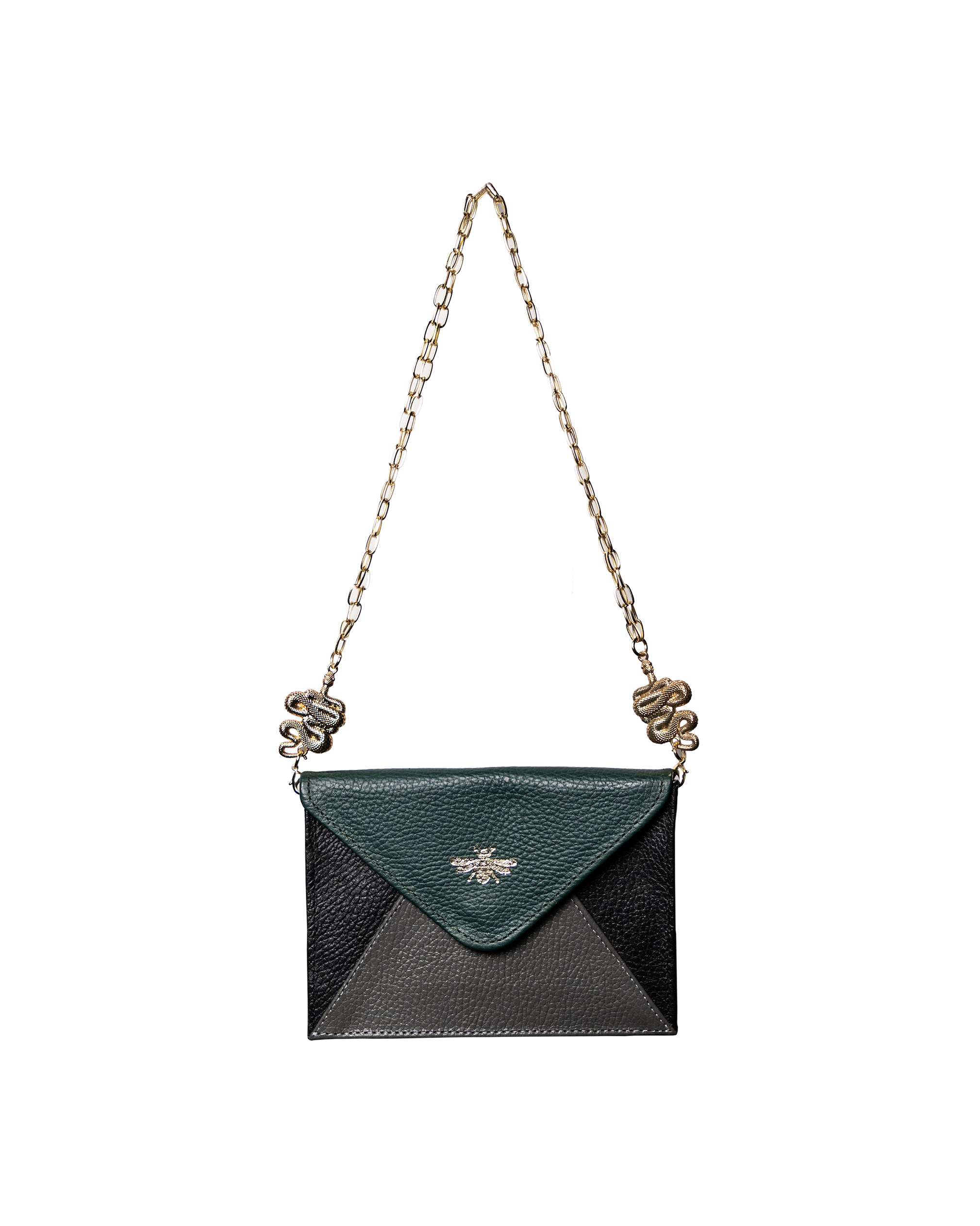 Envelope Bag Engraved Tricolor Bee V/N/G