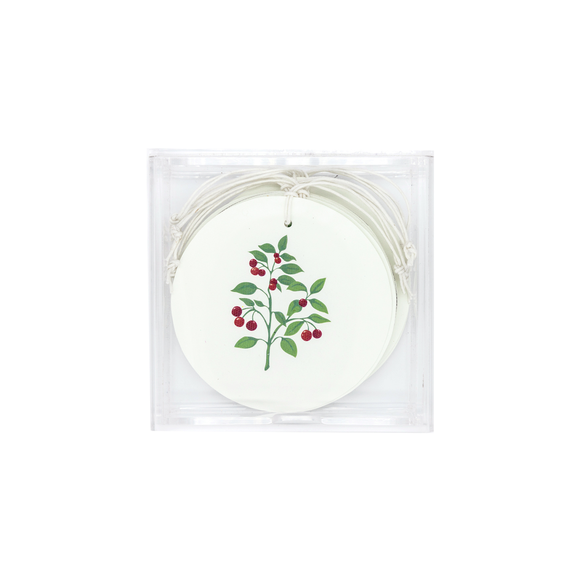 Caja Acrílico Medallones Botánico