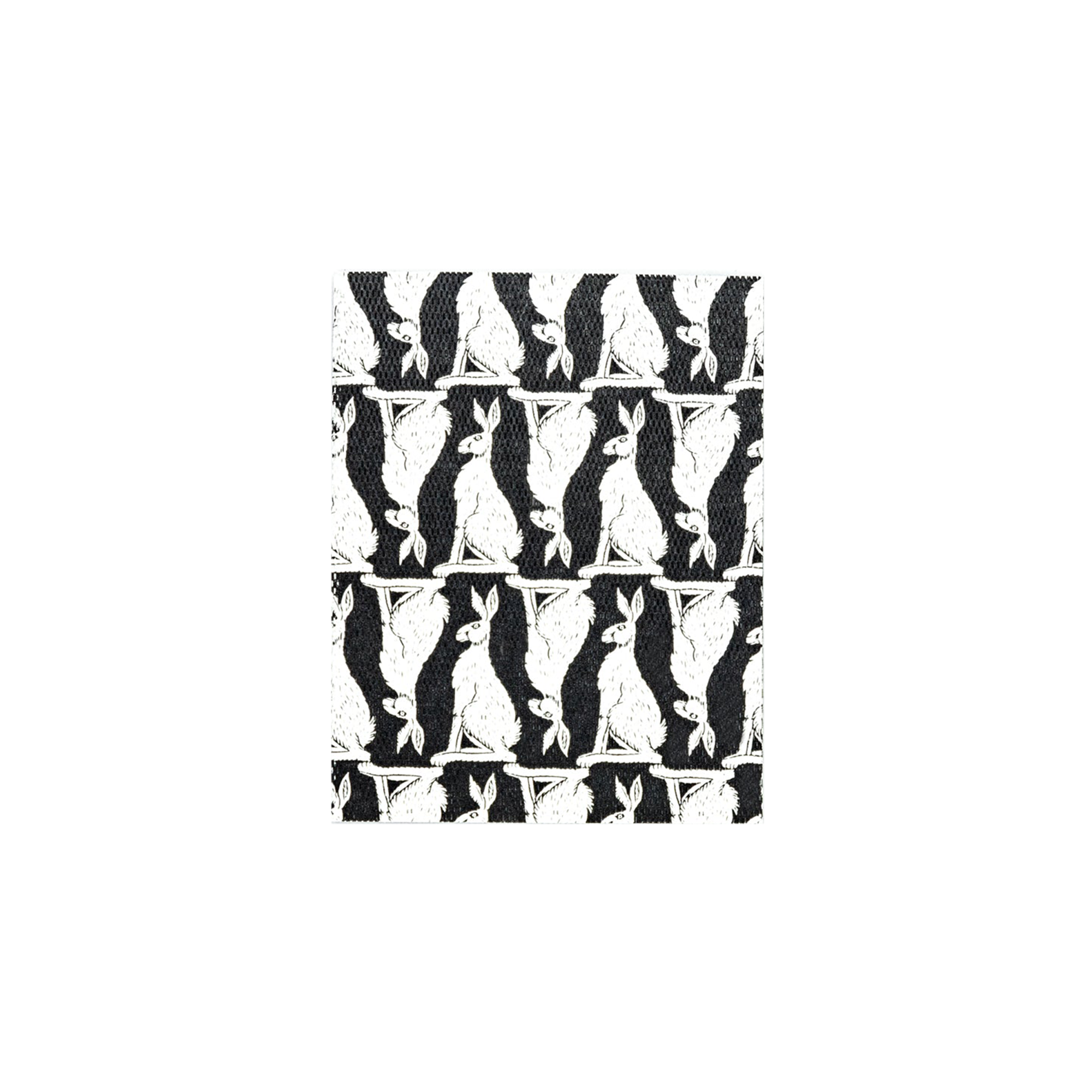 Vintage Mini Double Rabbit Card