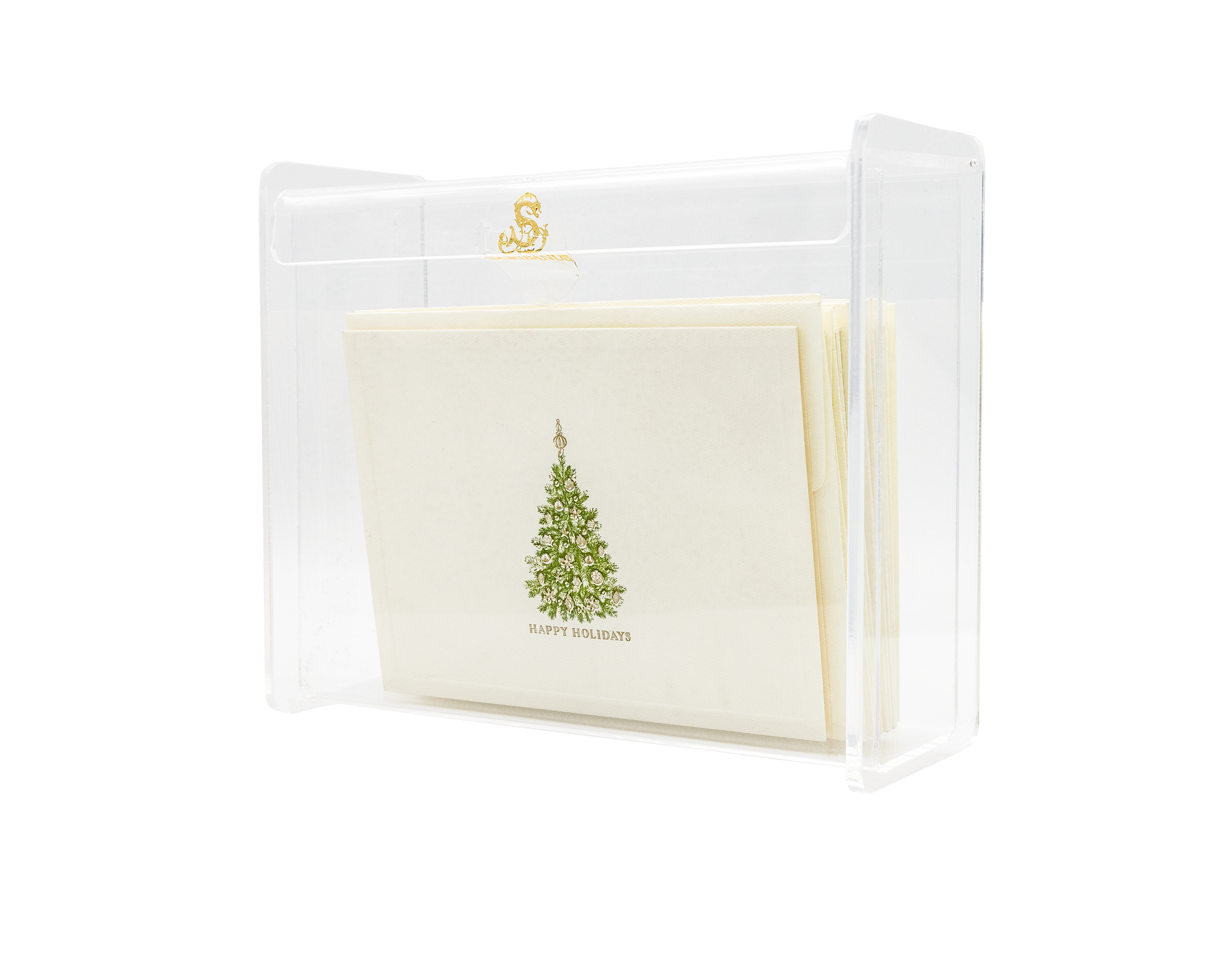 Caja Acrílico Árbol Navidad