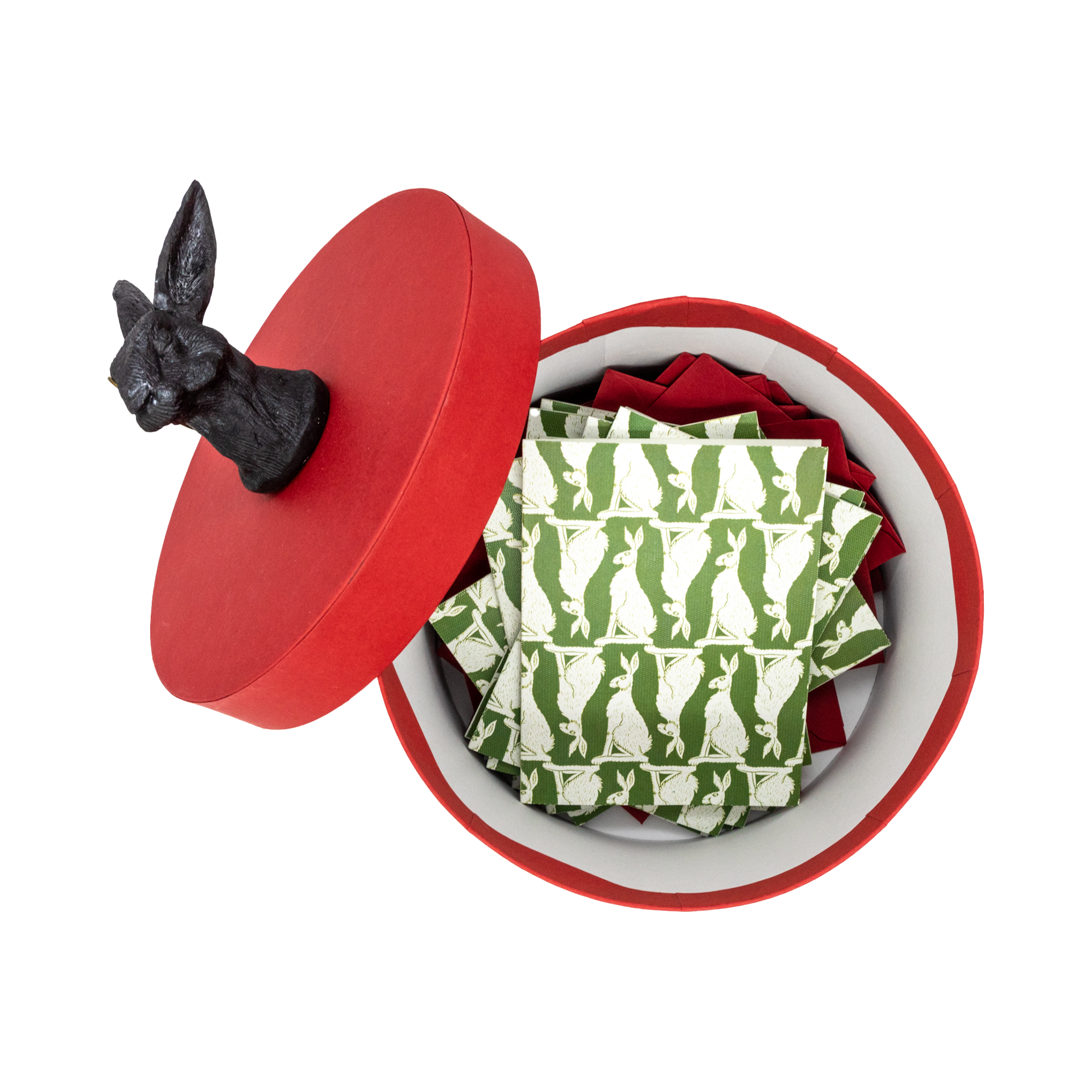 Caja Conejo Monóculo Roja