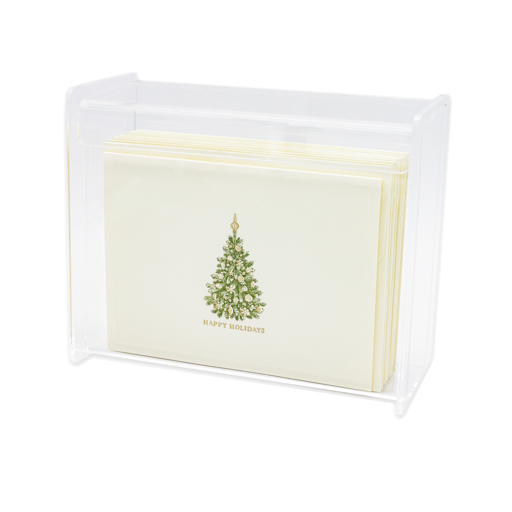 Caja Acrílico Árbol Navidad