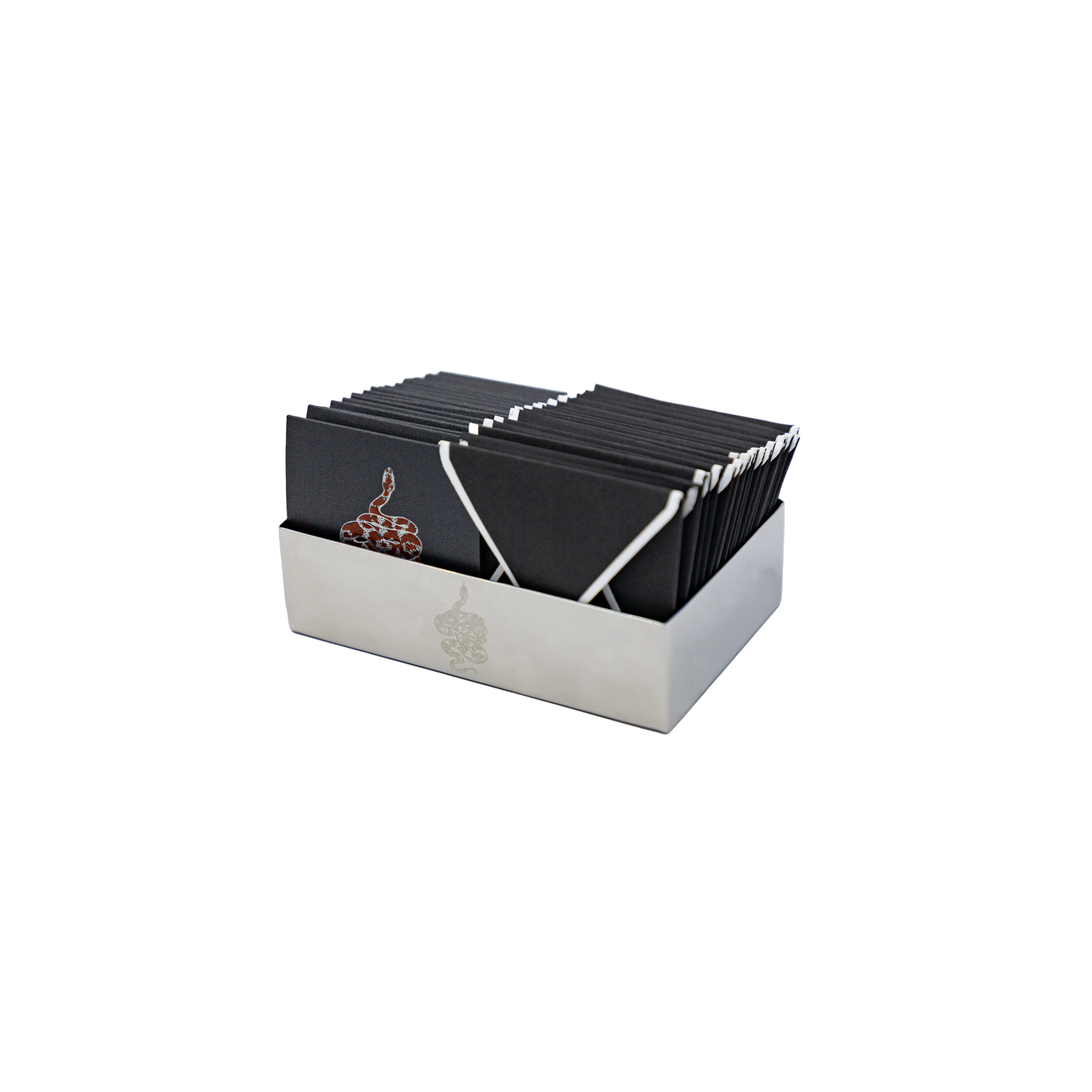 Charola Baño Plata Serpiente mini | CT: Cajas Baño Plata | Scribanus