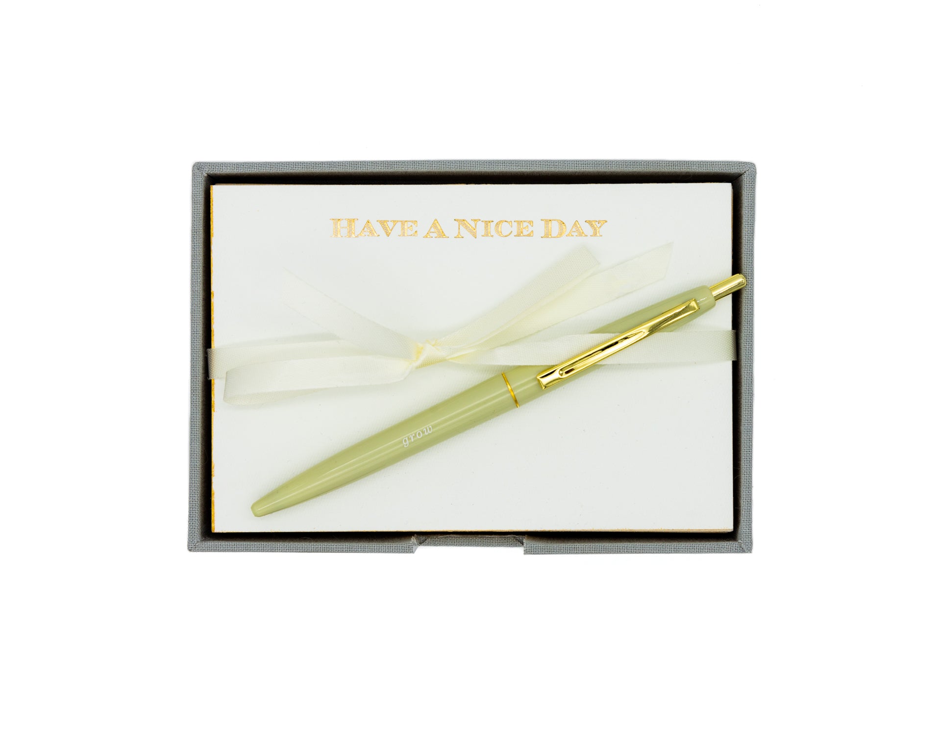 Charola Gris Tarjetas -Have a NiceDay- | Scribanus