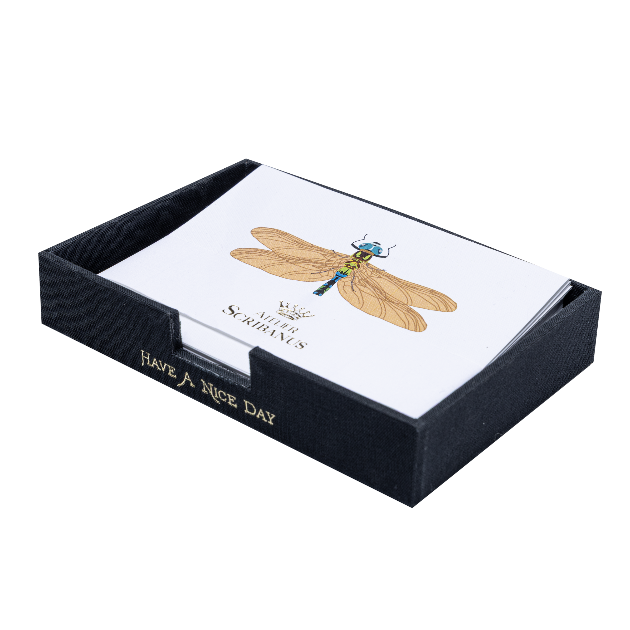 Charola tarjetas Libélula