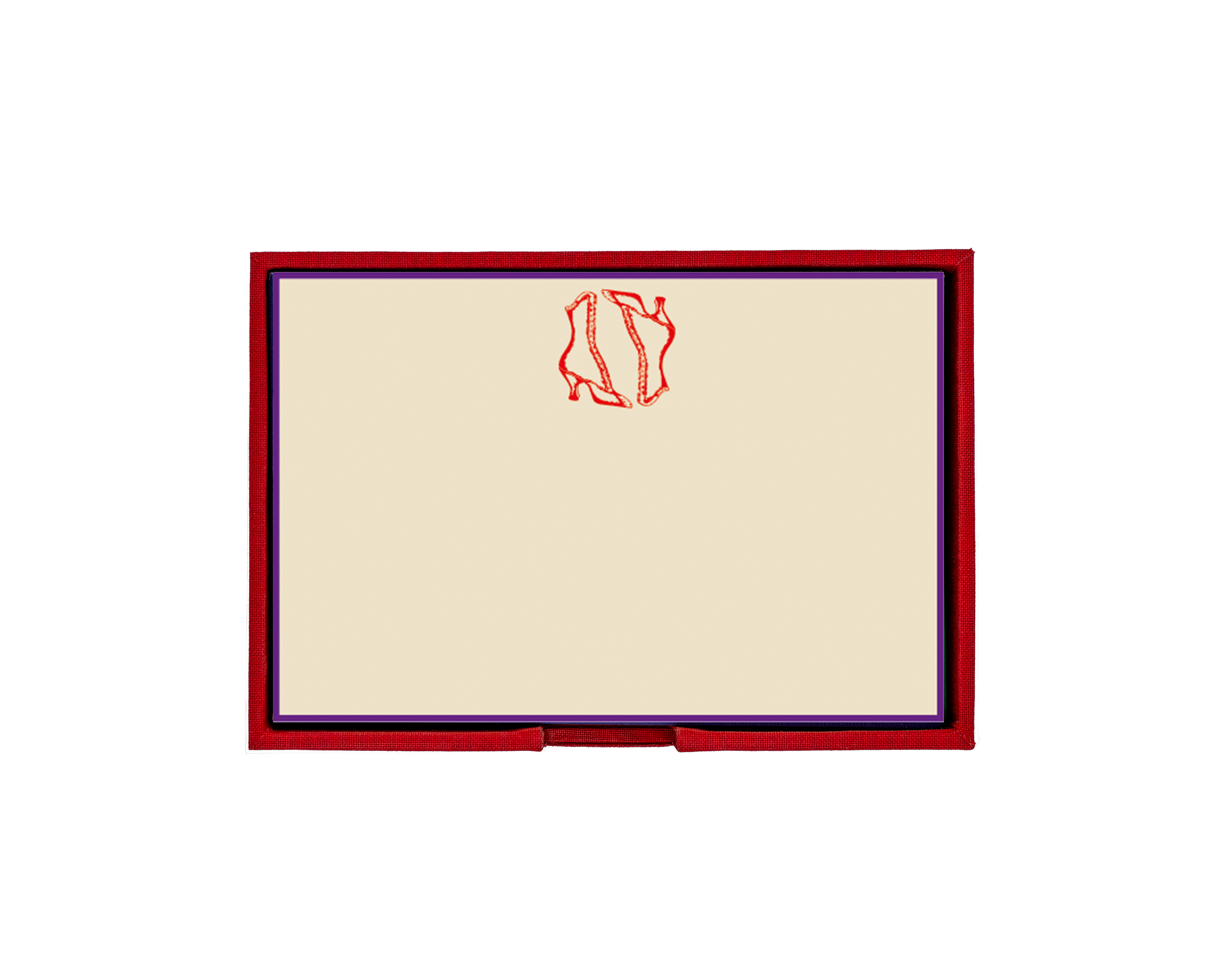 Marie Antoinette Slippers Card