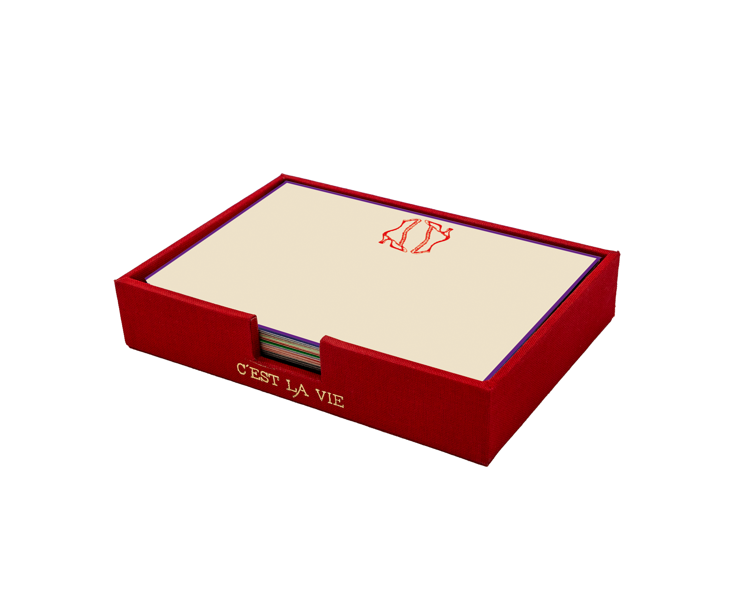 Marie Antoinette Slippers Card