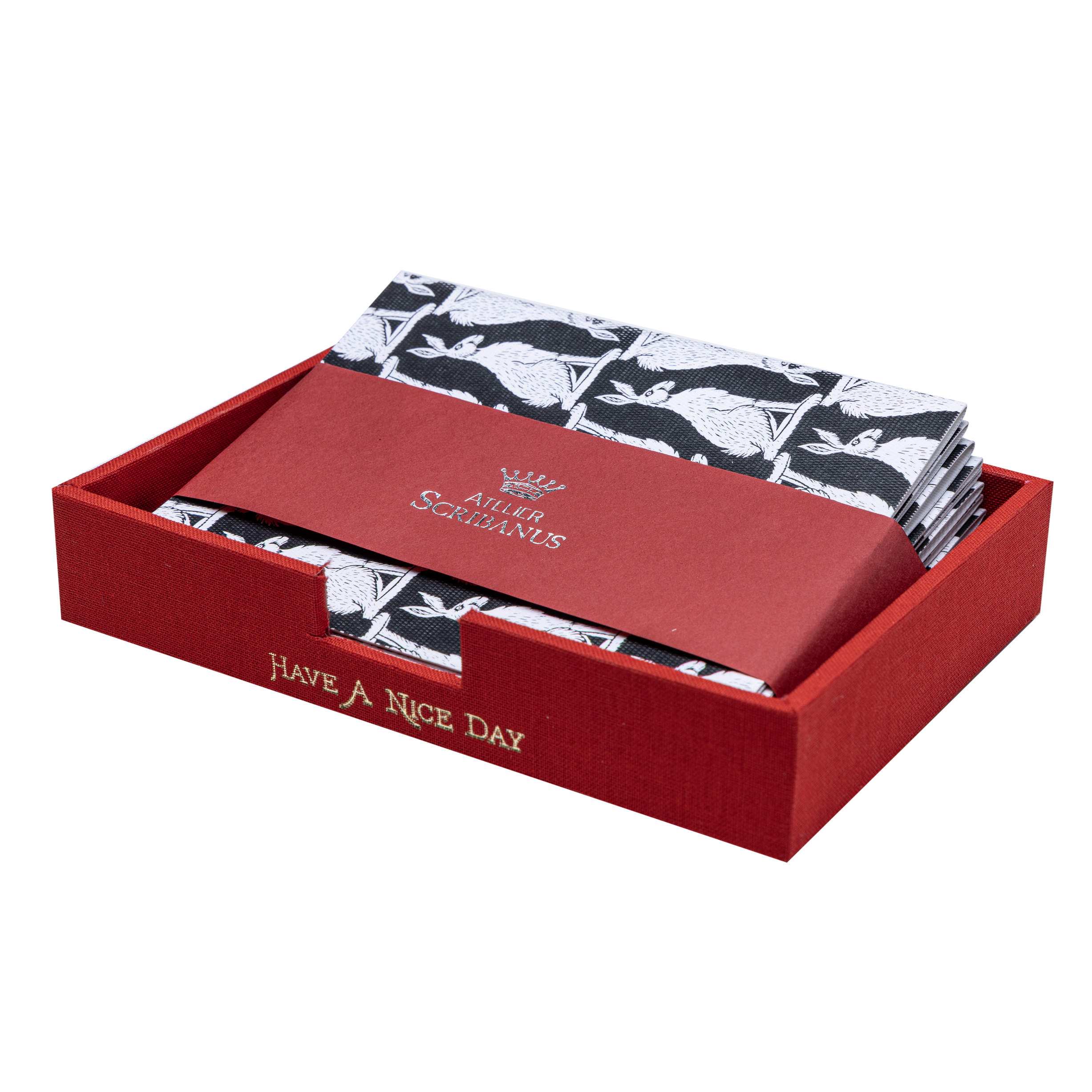 Charola Tarjetas Conejos Vintage