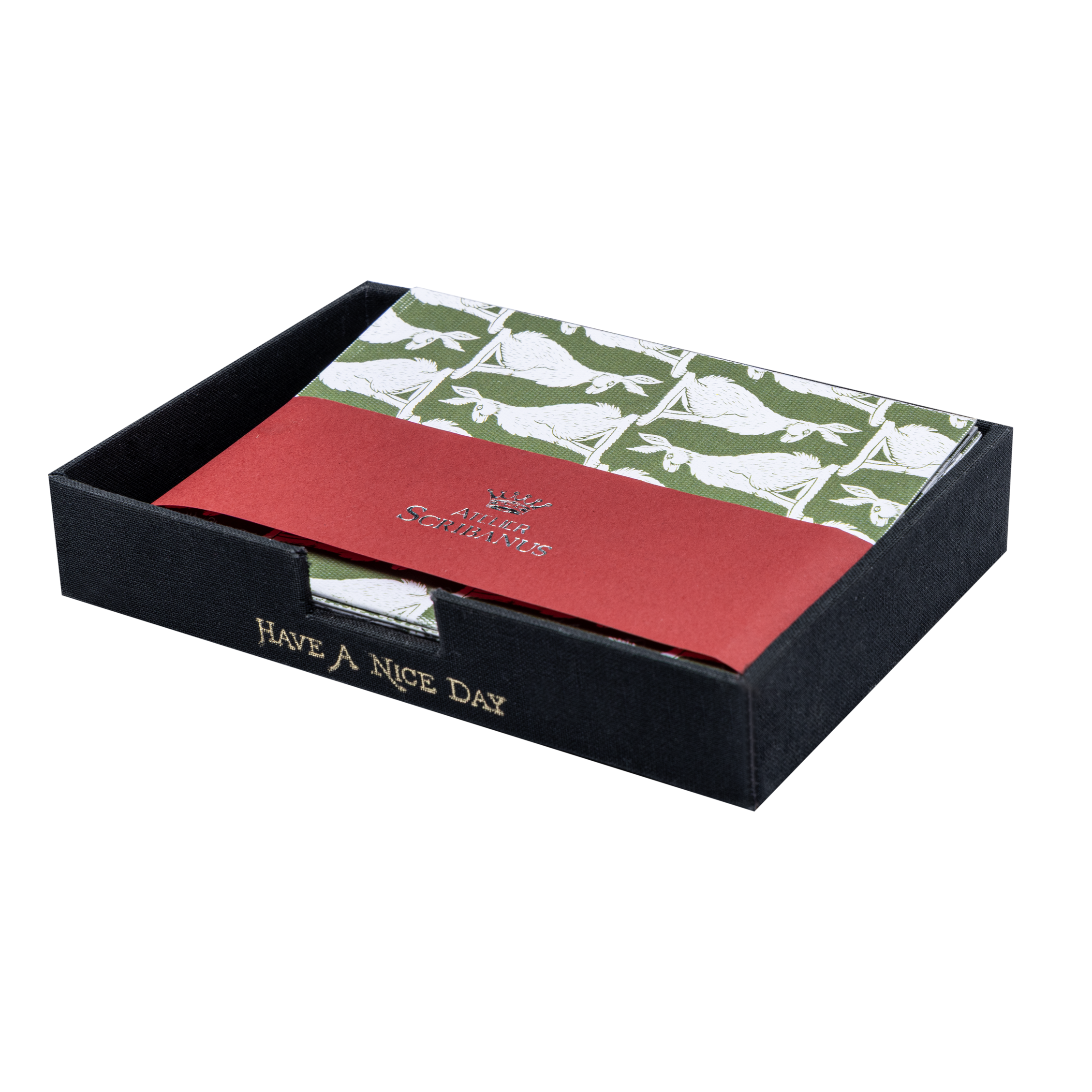 Charola Tarjetas Conejos Vintage