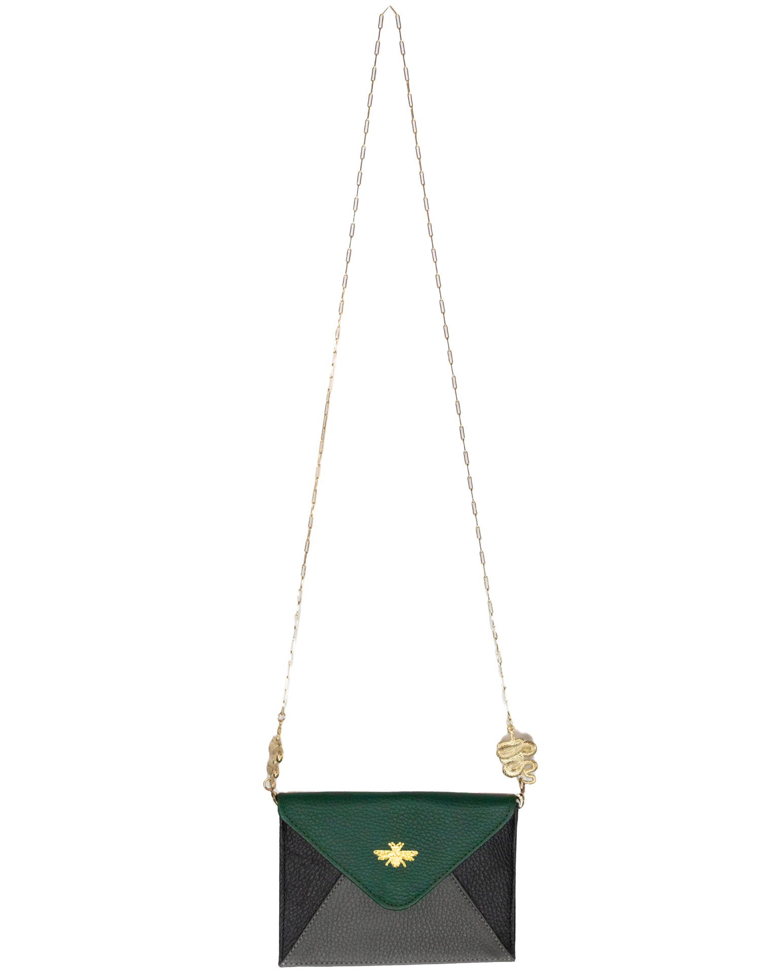 Envelope Bag Engraved Tricolor Bee V/N/G