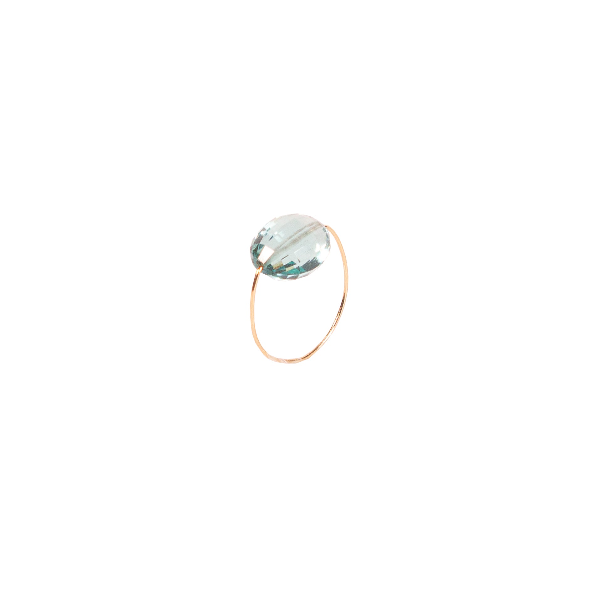 Crystallis Anillo Cristal Agua Marina | J: Crystallis Lapides | Scribanus