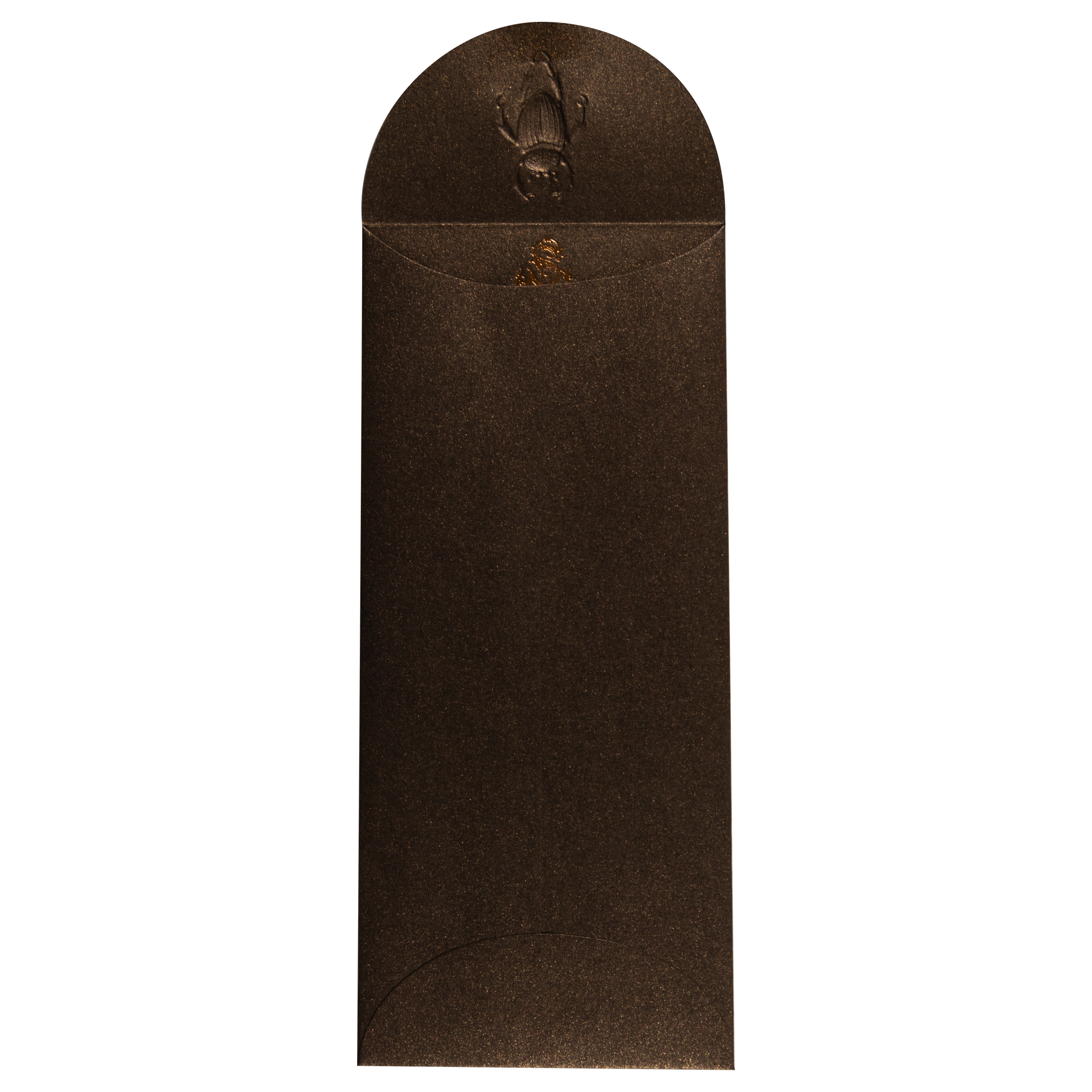 Sobre Dinero Grabado Escarabajo