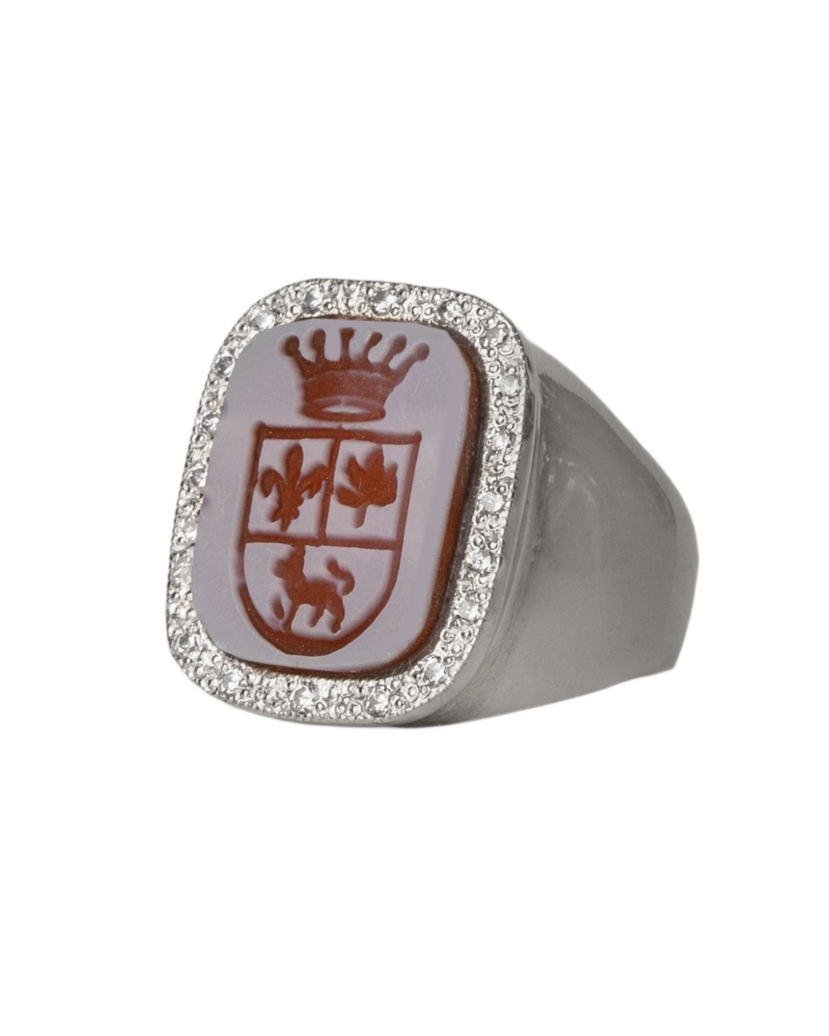 Heráldico en Plata con piedras - custom made | HERÁLDICA Y MONOGRAMAS | Scribanus