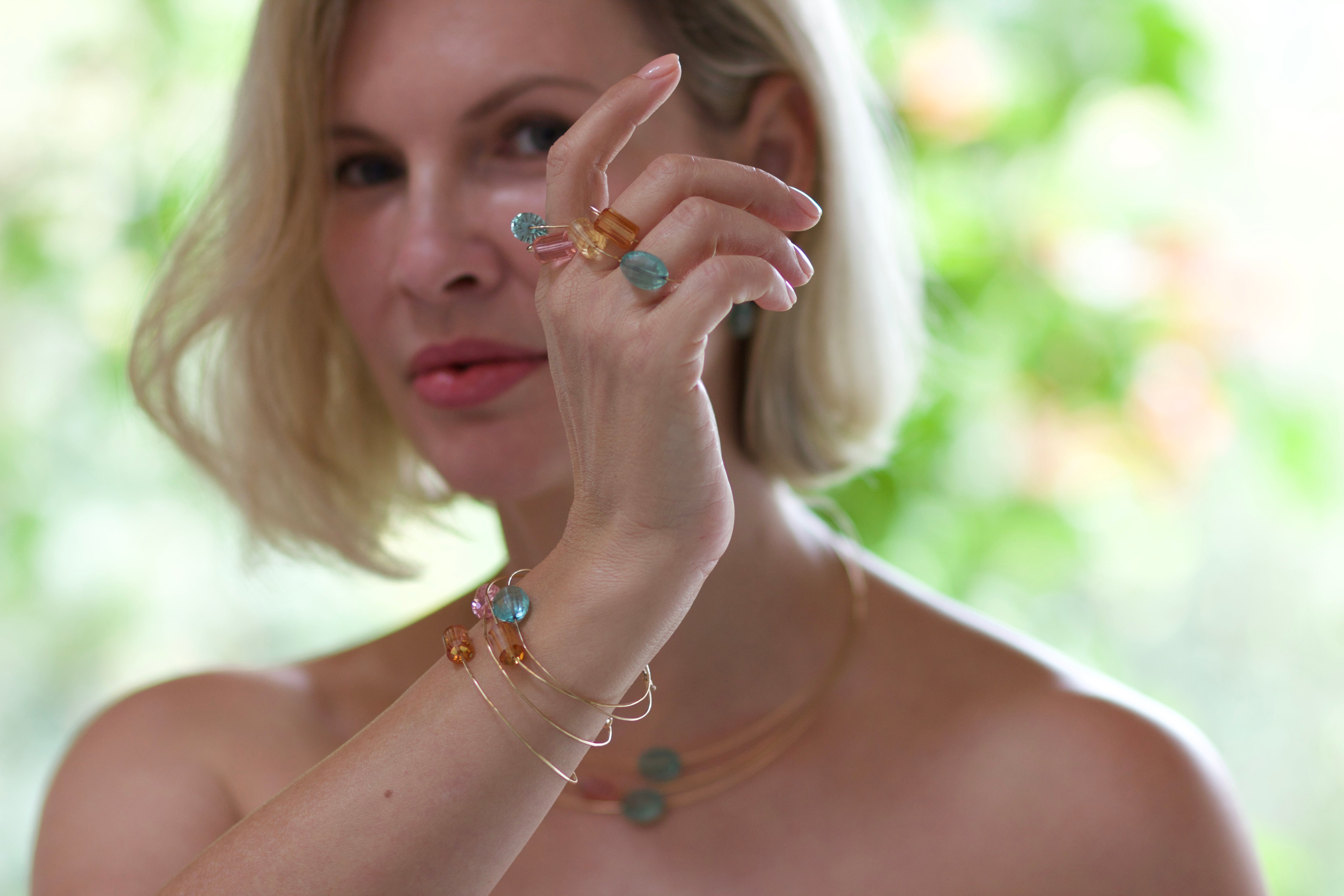 Crystallis Rose Ring from France