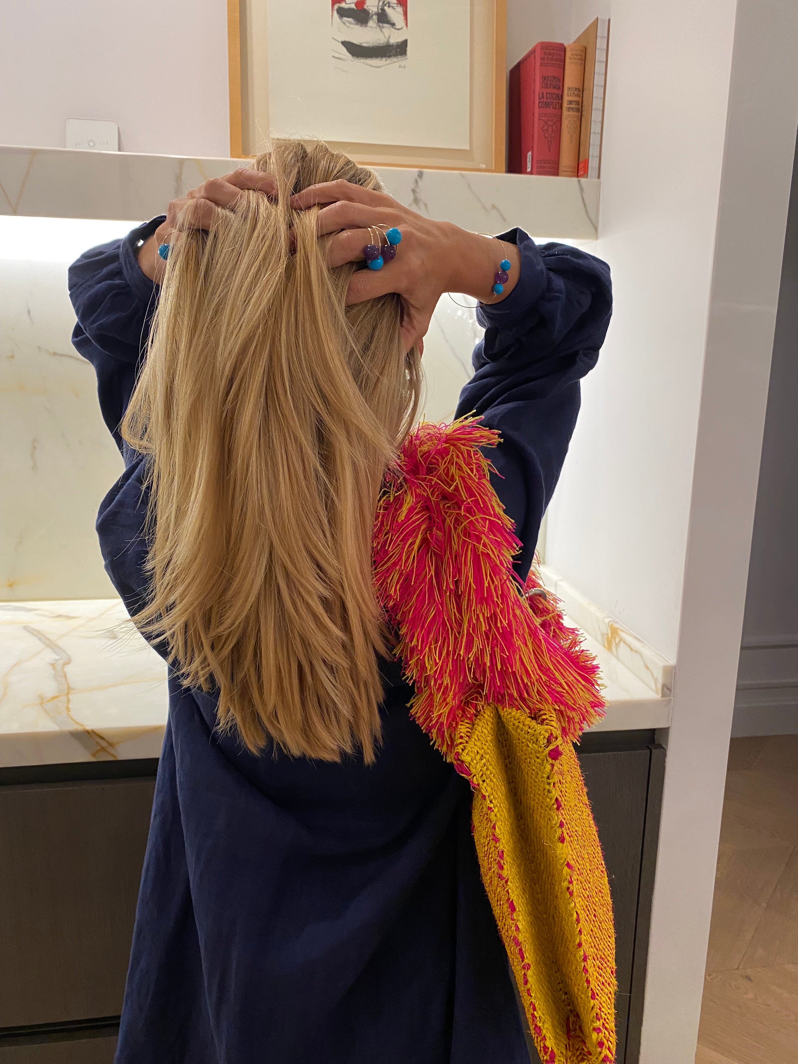 Lapides Amethyst Ring with Turquoise