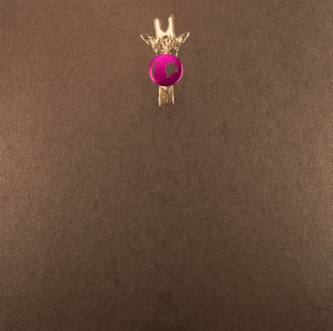 Tarjeta Jirafa Grande