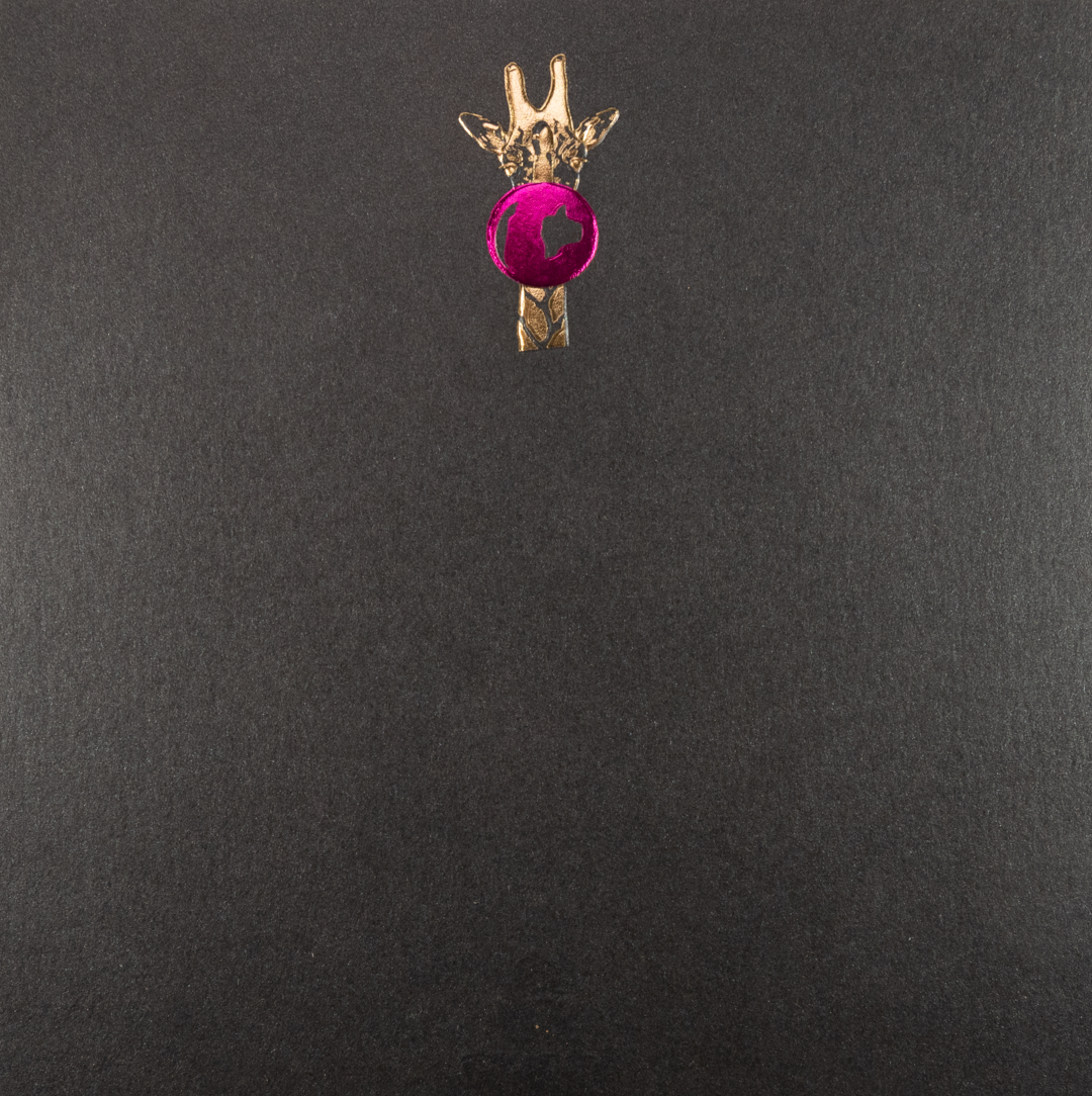 Tarjeta Jirafa Grande