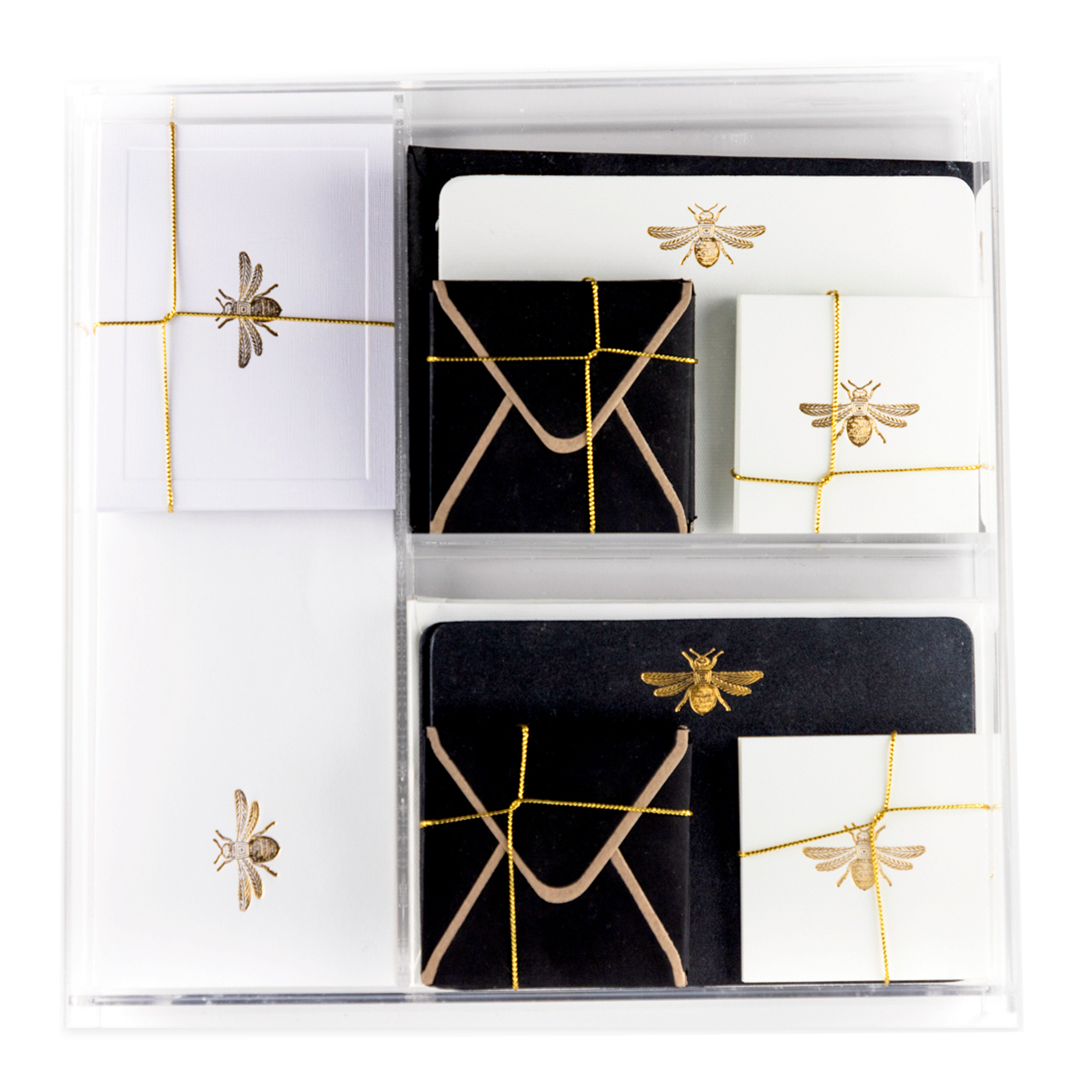 Kit Surtido Abeja Negro | CT: Cajas de Acrílico | Scribanus