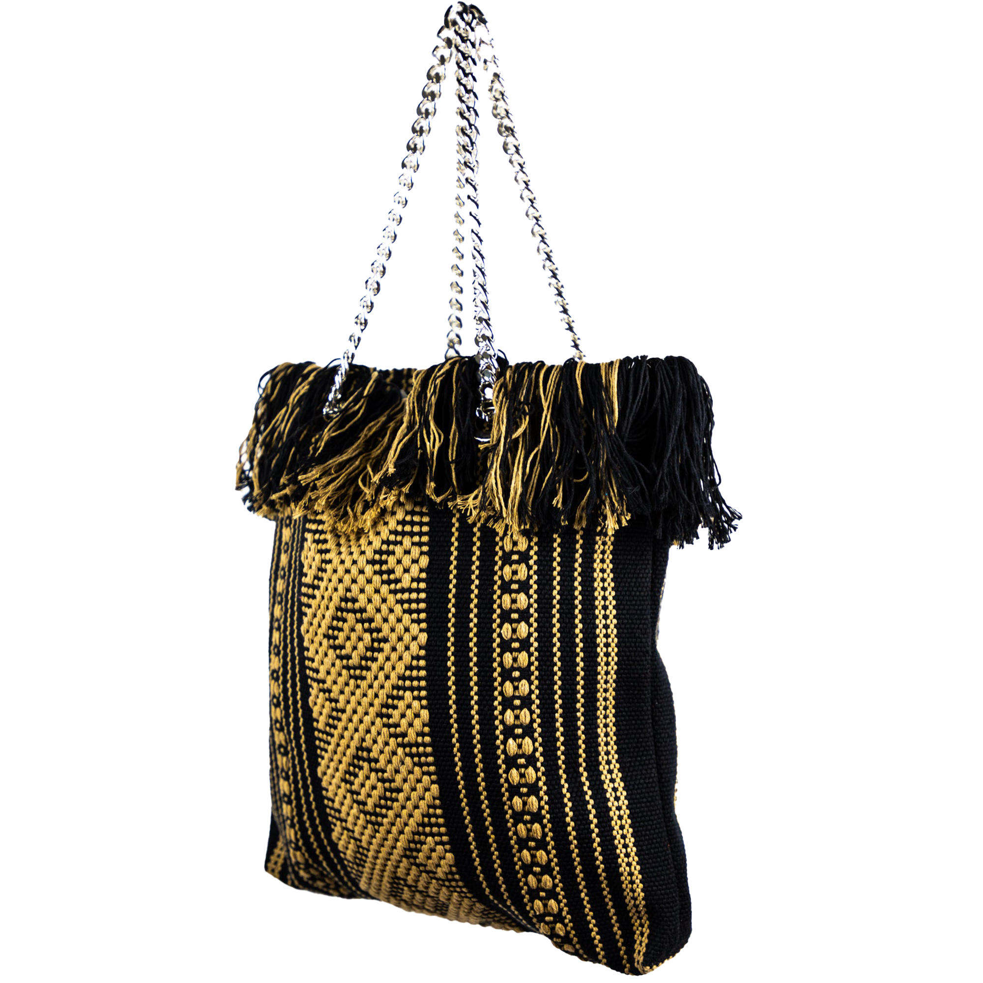 Bolsa Atl Tote Café con Negro