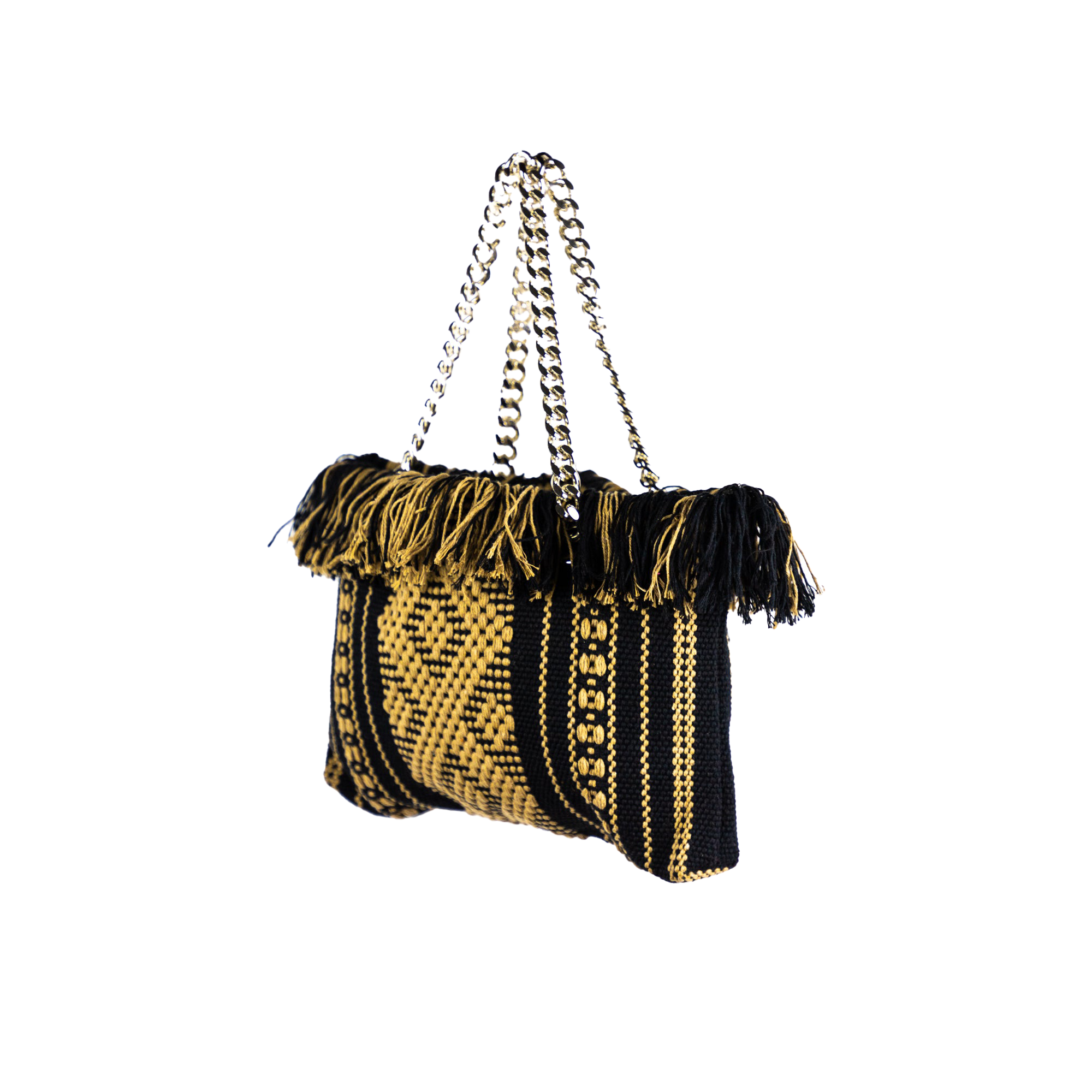 Bolsa Atl Mini Tote Café con Negro