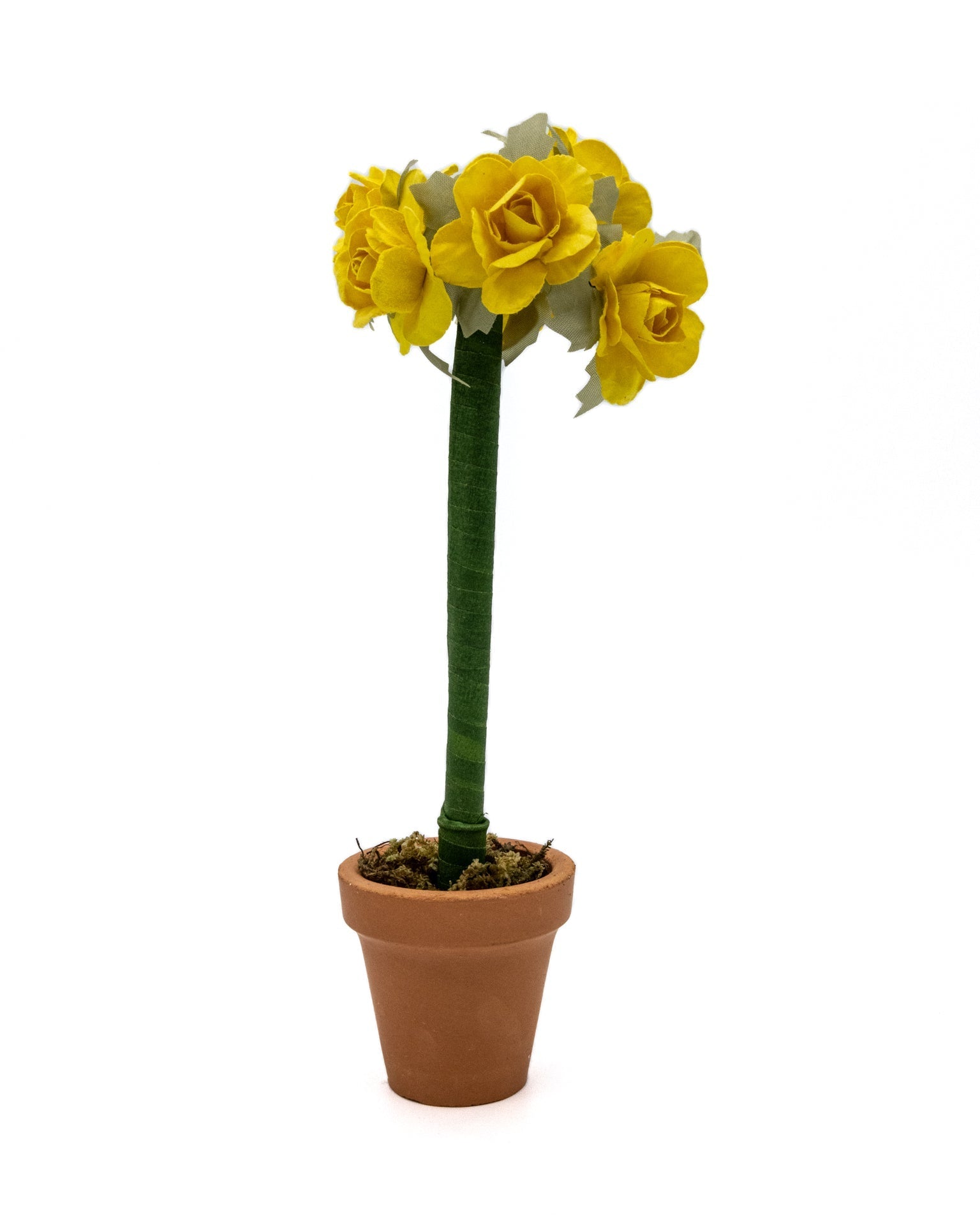 Bowling Pot Feather Flowers