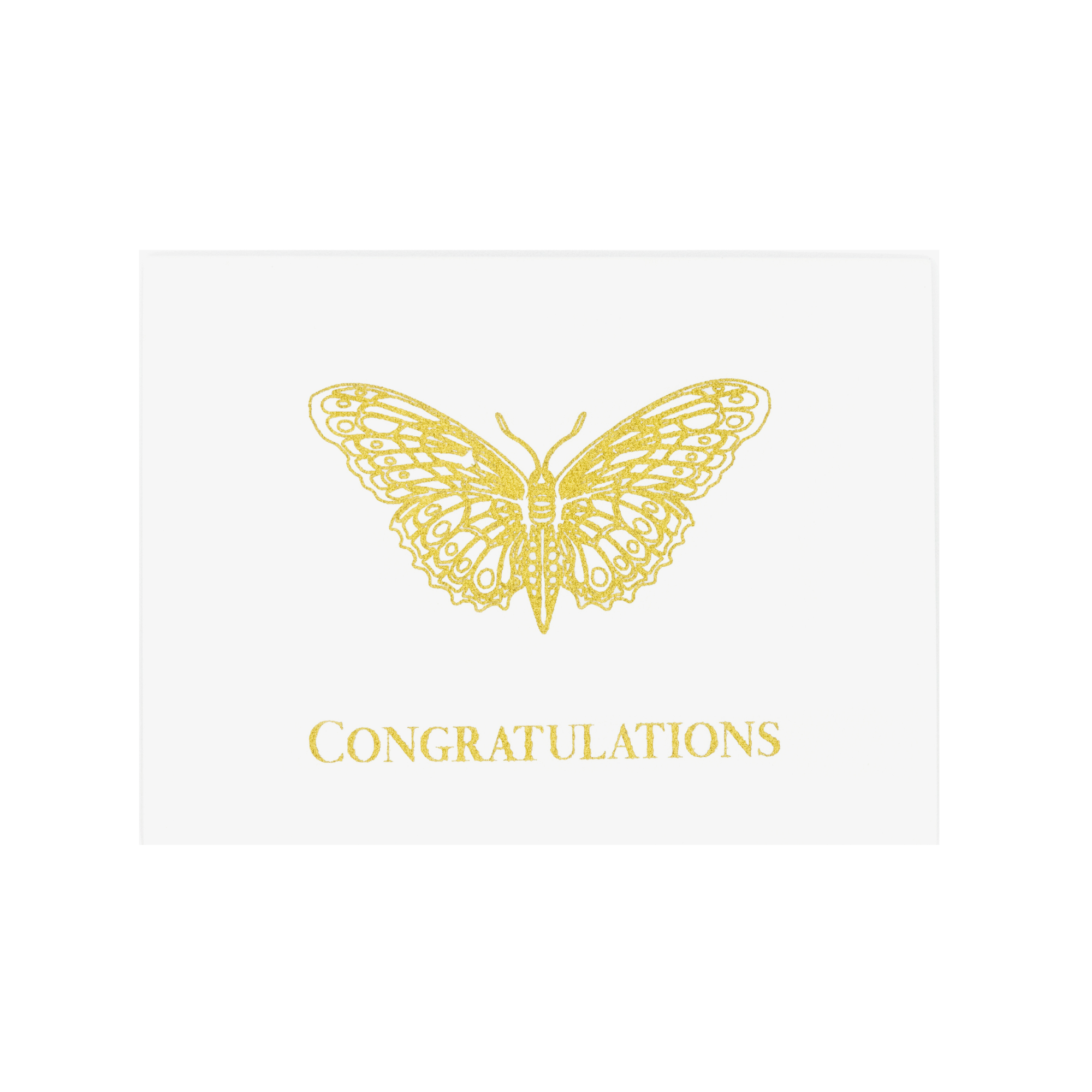 Tarjeta Mariposa "Congratulations"