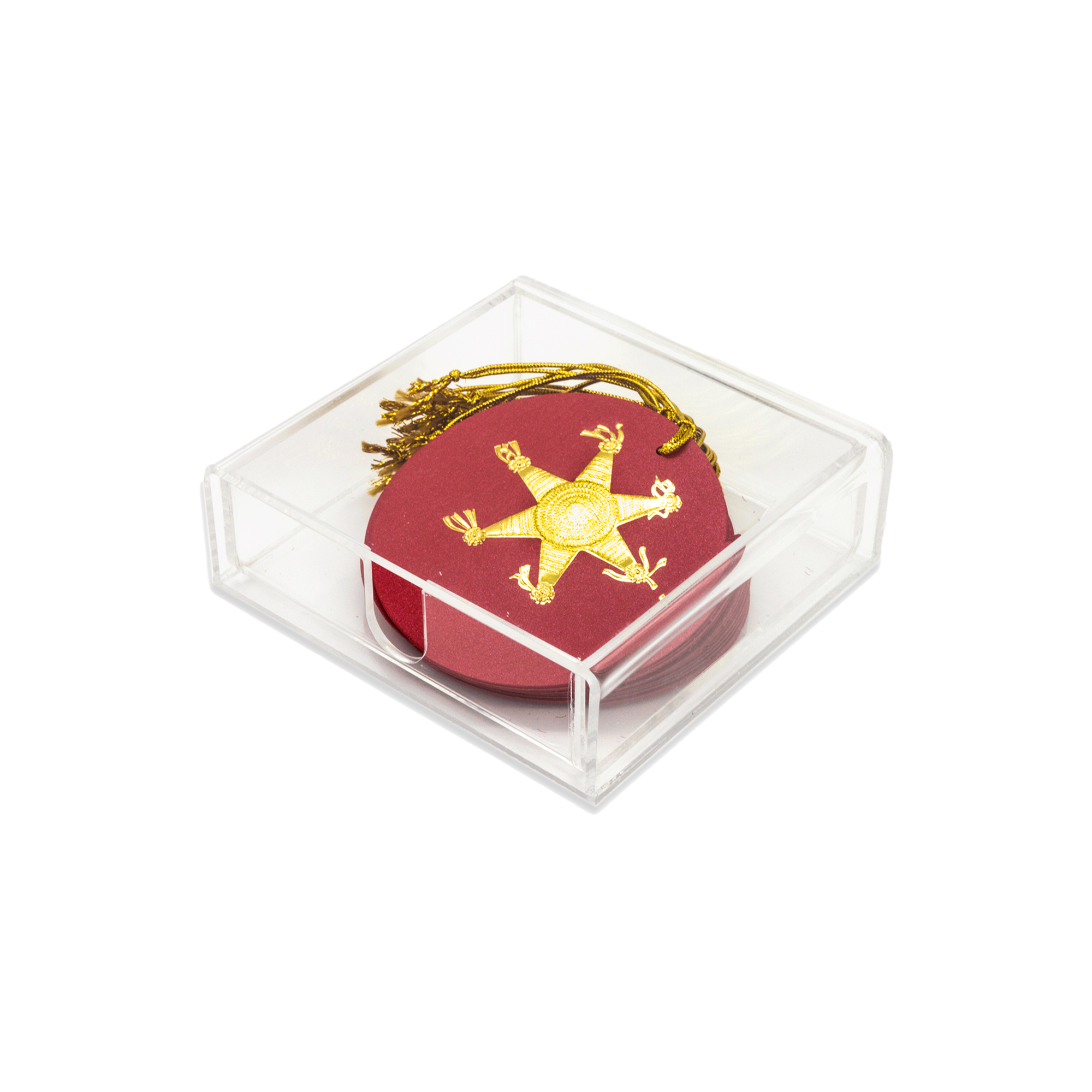 Caja Acrílico Medallones Piñata