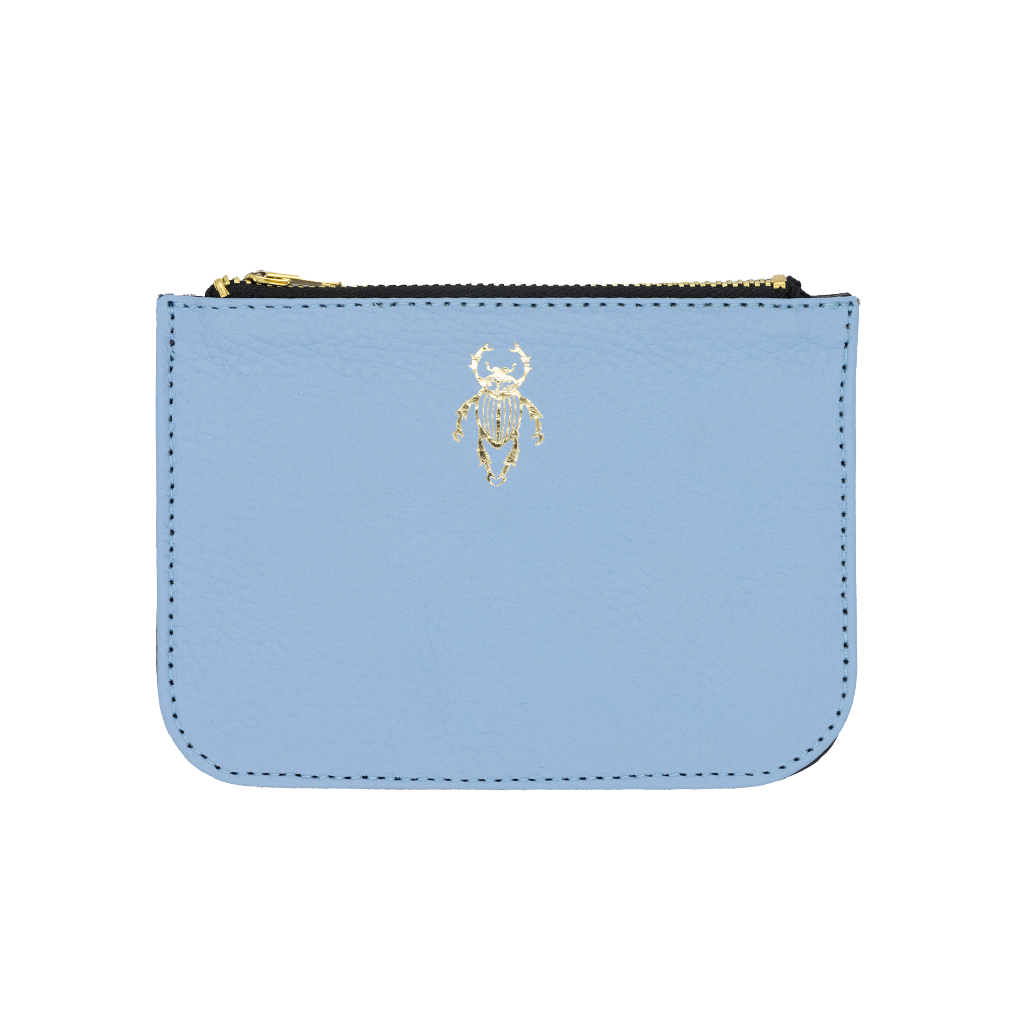 Bicolor Beetle Engraved Purse