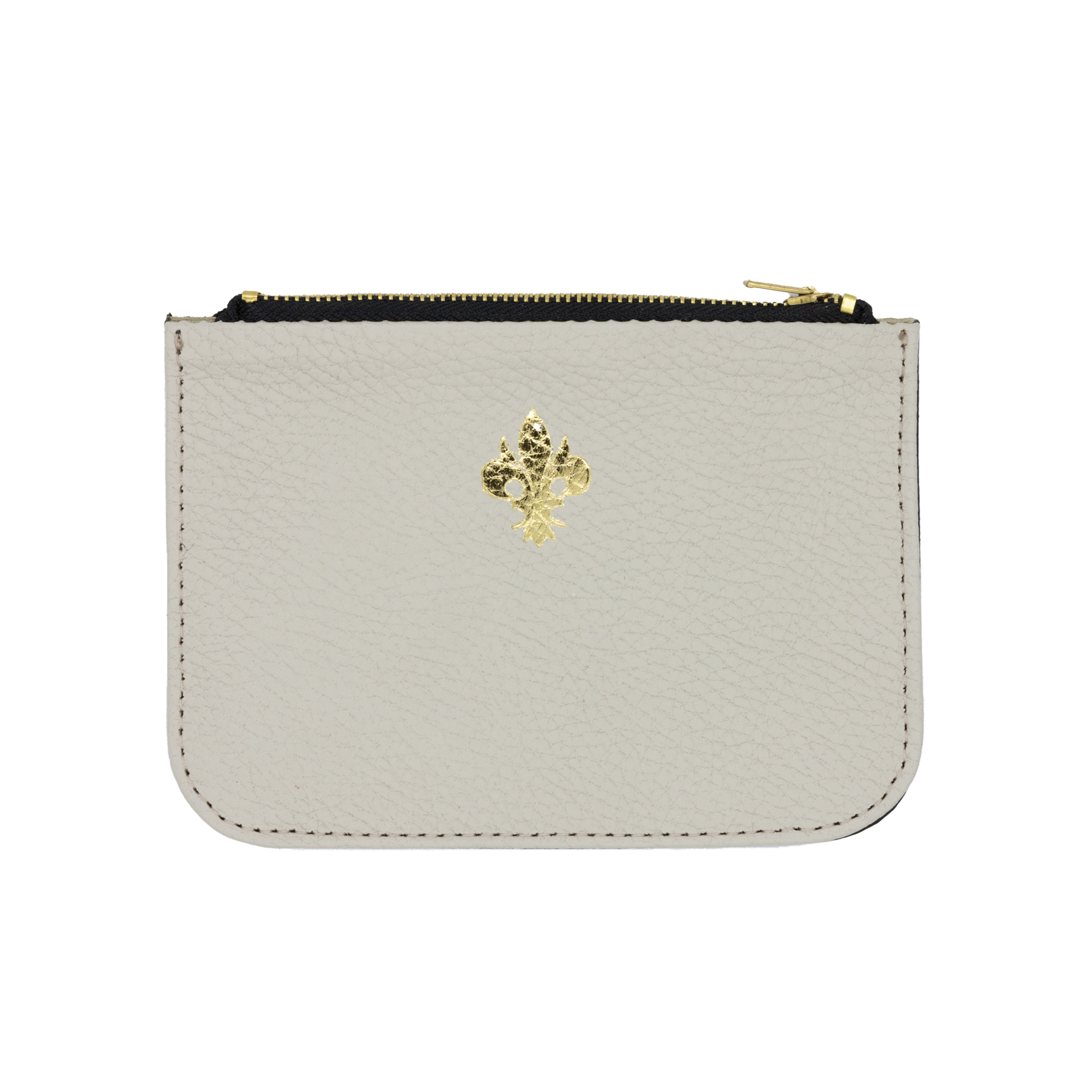 Black Fleur-de-lis Engraved Wallet