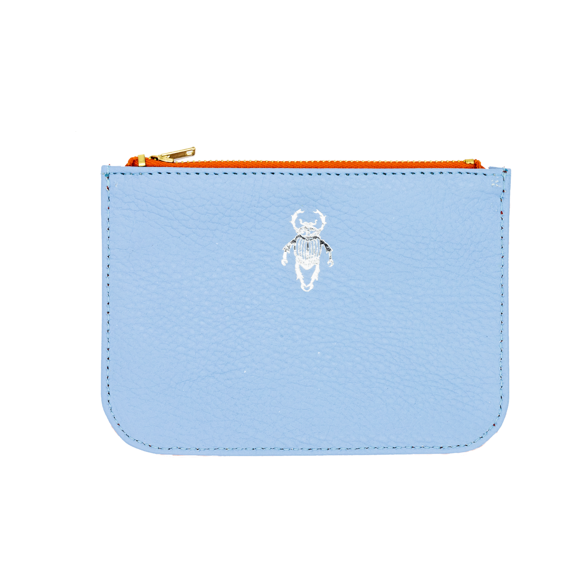 Bicolor Beetle Engraved Purse