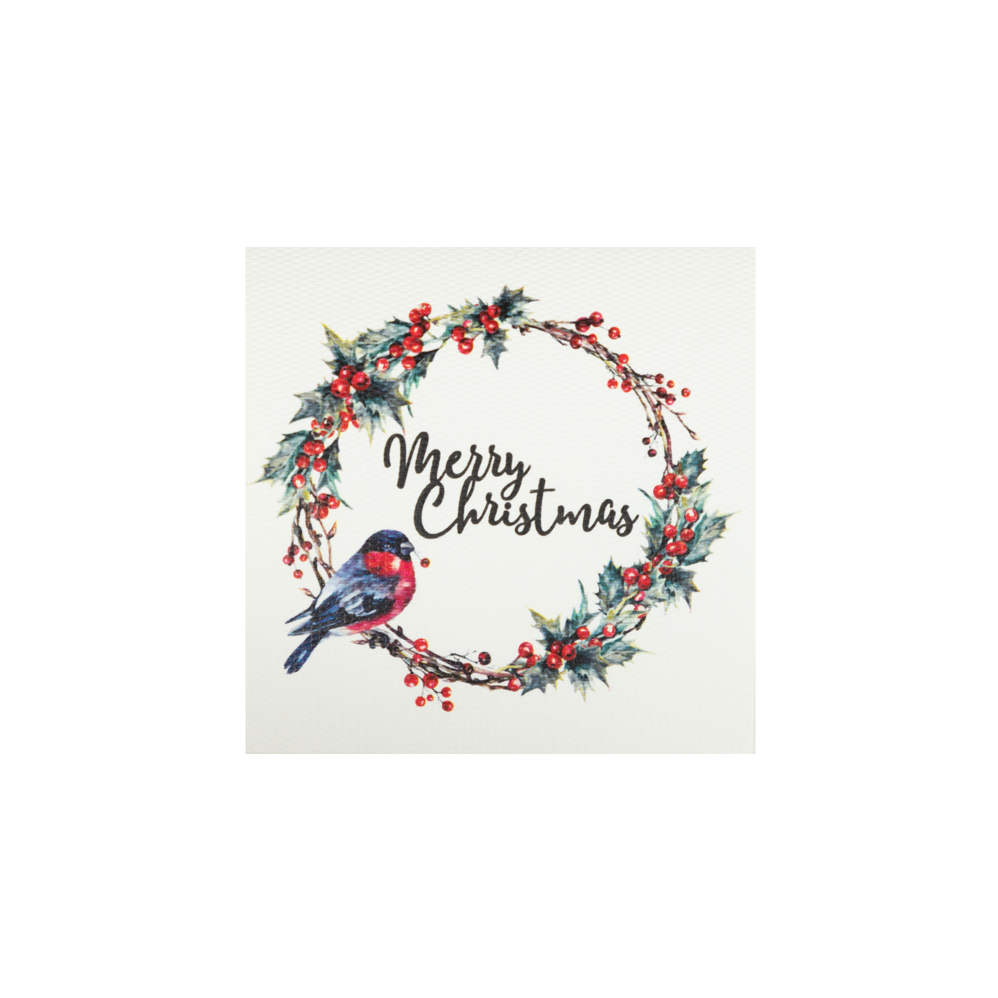 Pájaro Corona "Merry Christmas" Mini