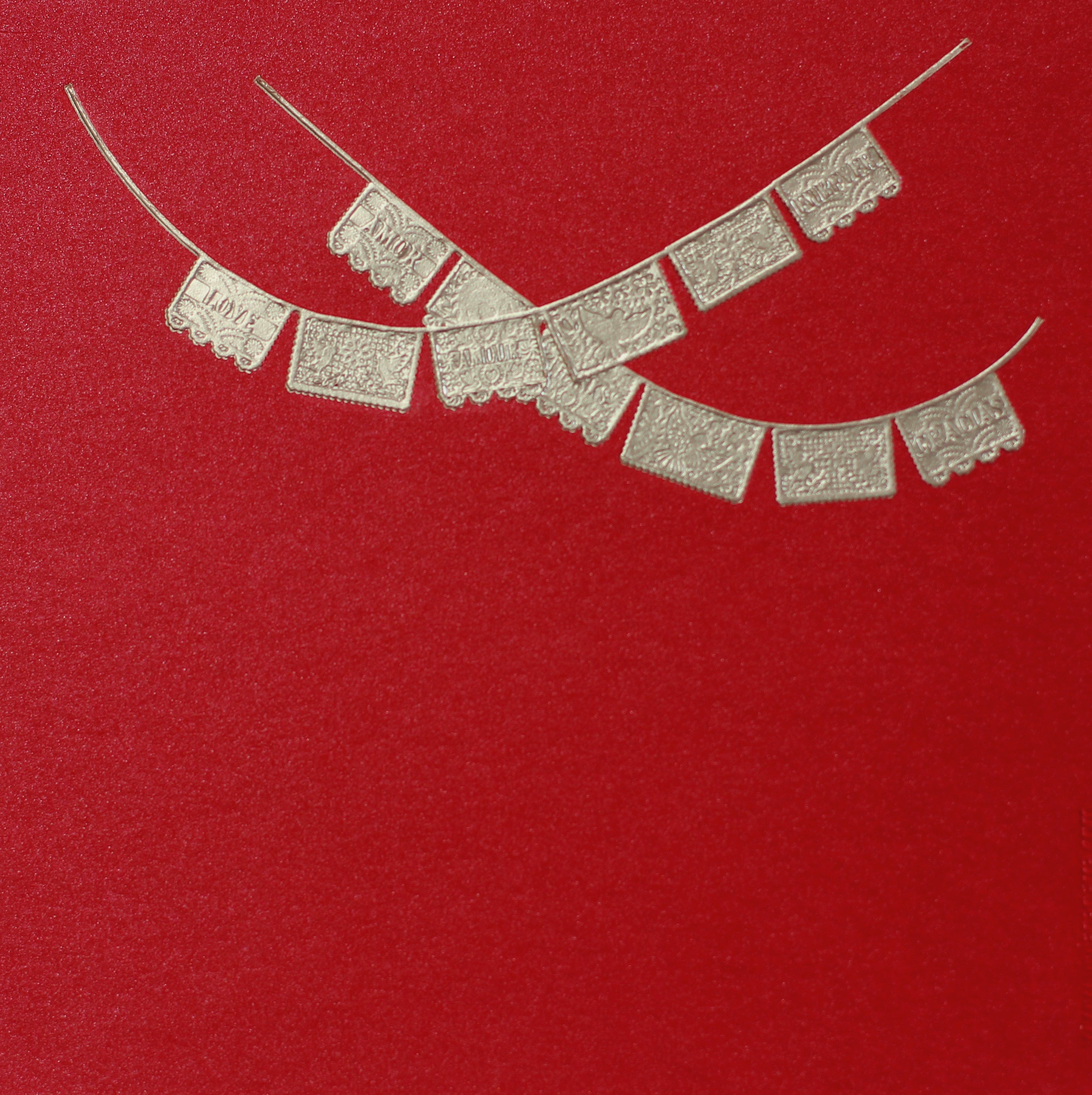 Large Papel Picado Card