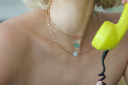 Crystallis Gargantilla Rosa de Francia