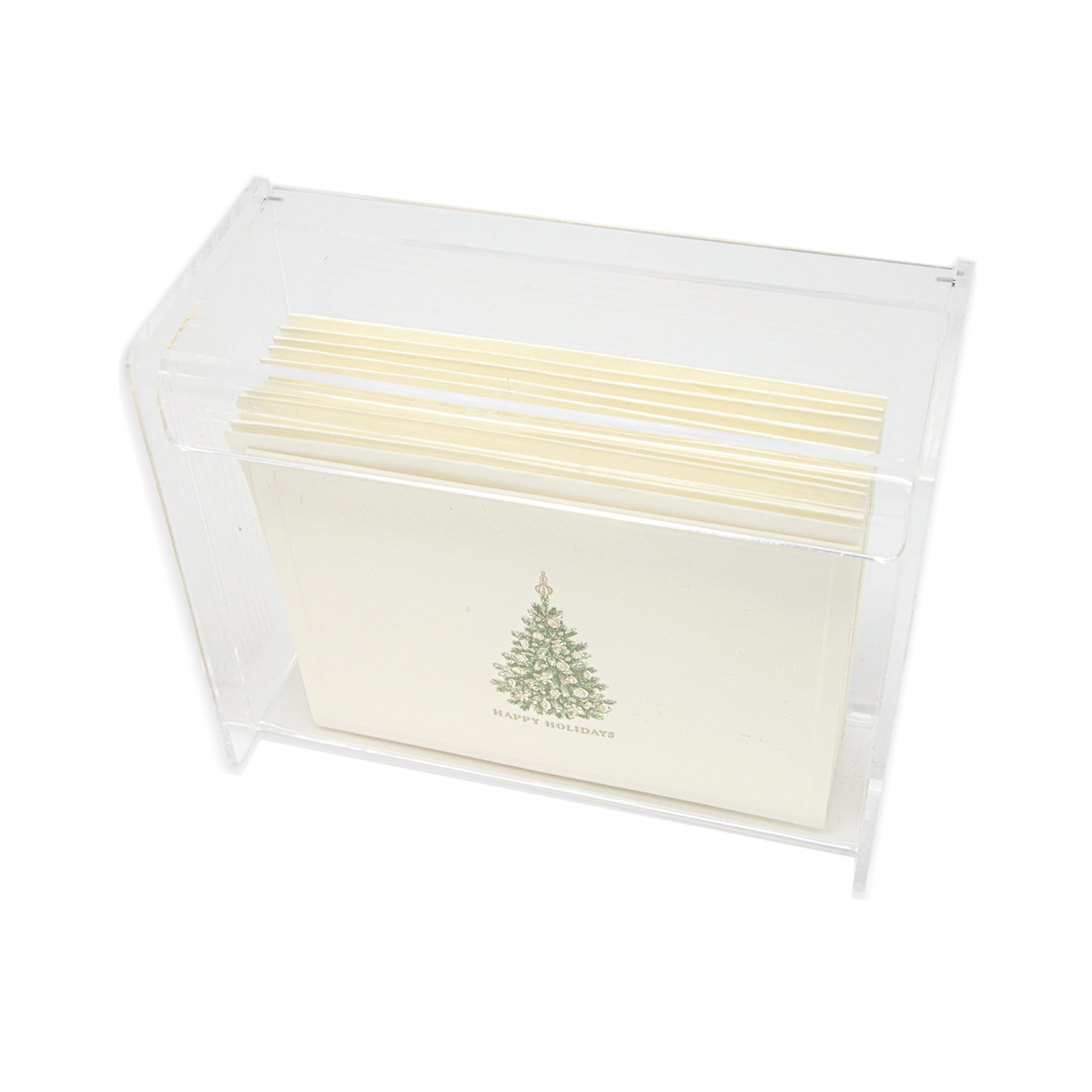 Caja Acrílico Árbol Navidad