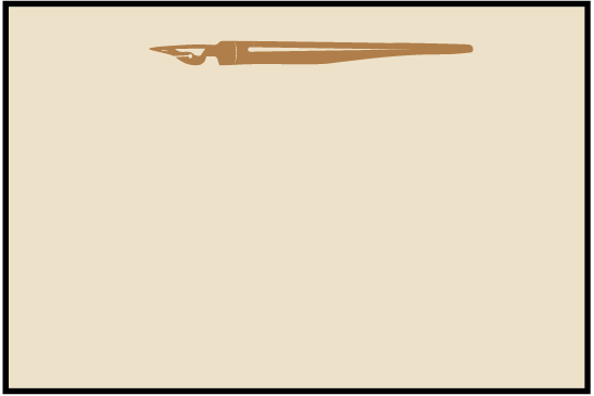 Tarjeta Pluma Fuente