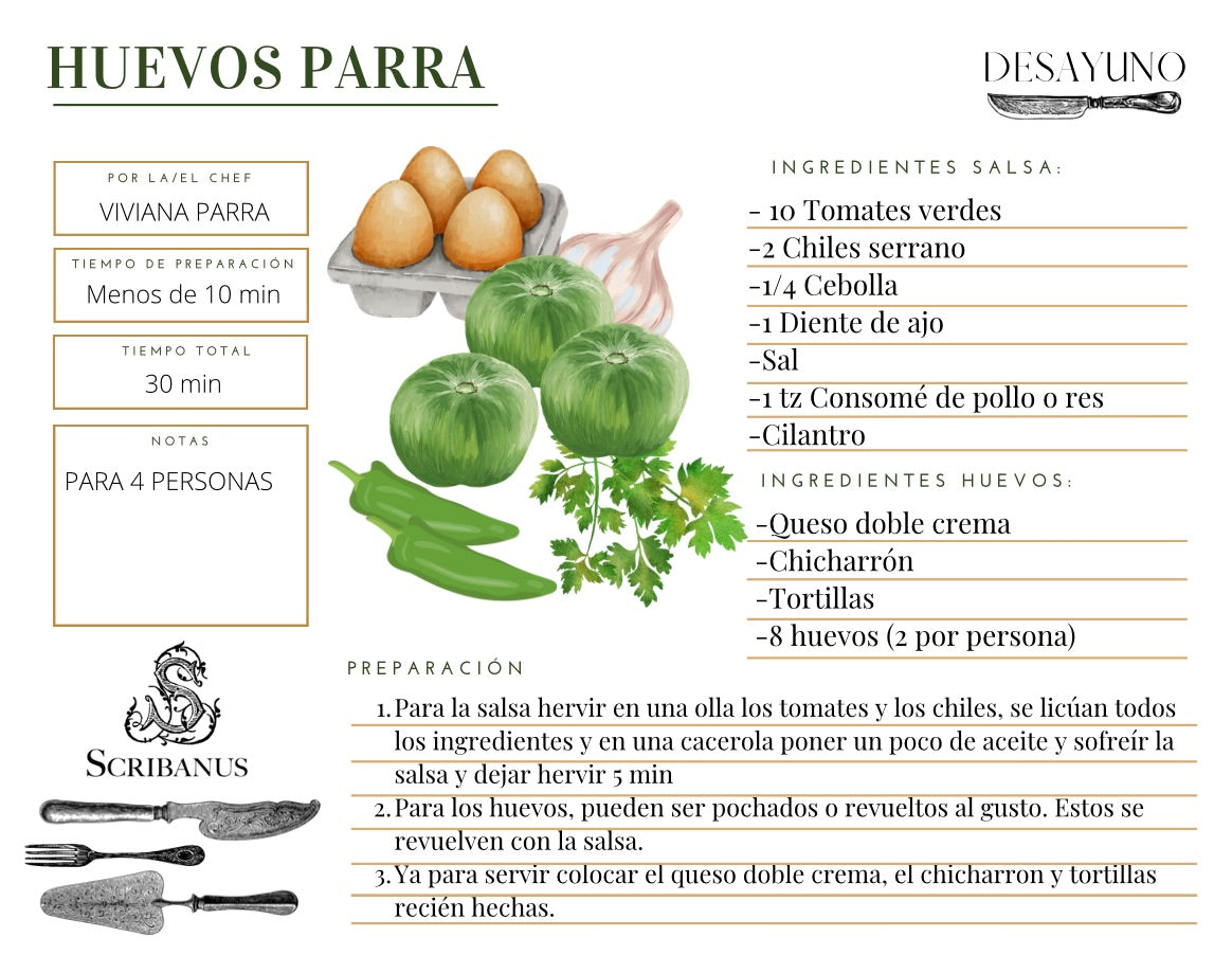 Recetario | Guía de Regalos | Scribanus