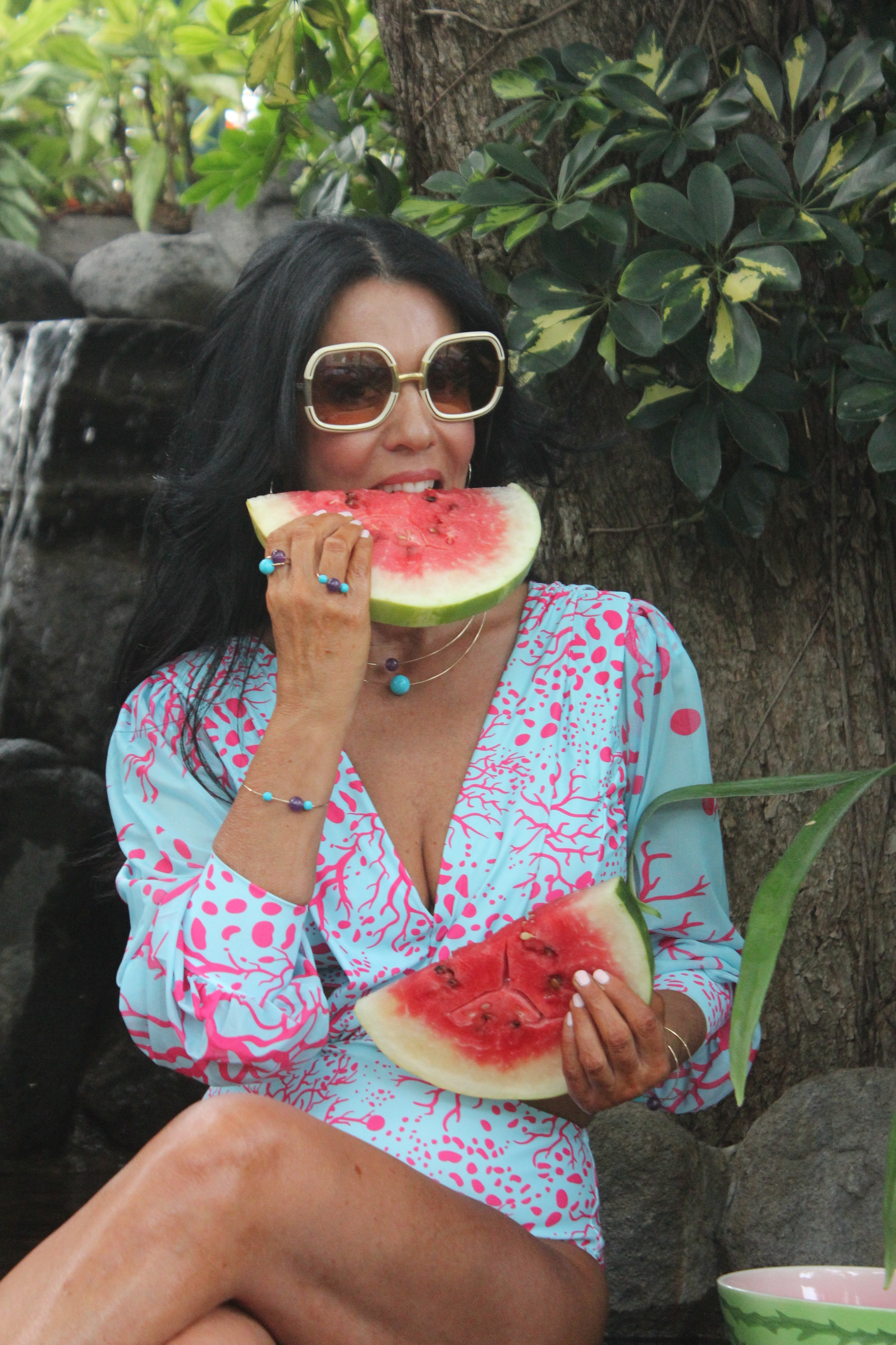Lapides Amethyst Ring with Turquoise
