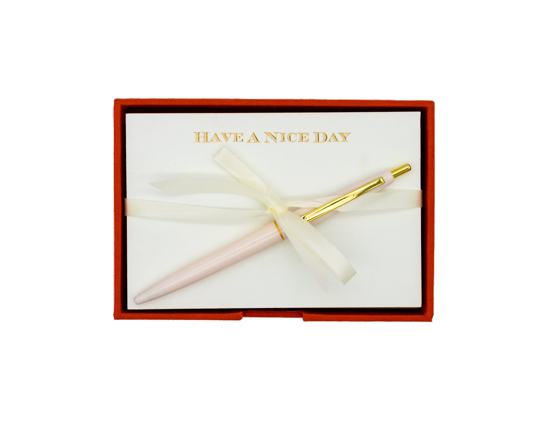 Charola Naranja Tarjetas -Have a nice day-